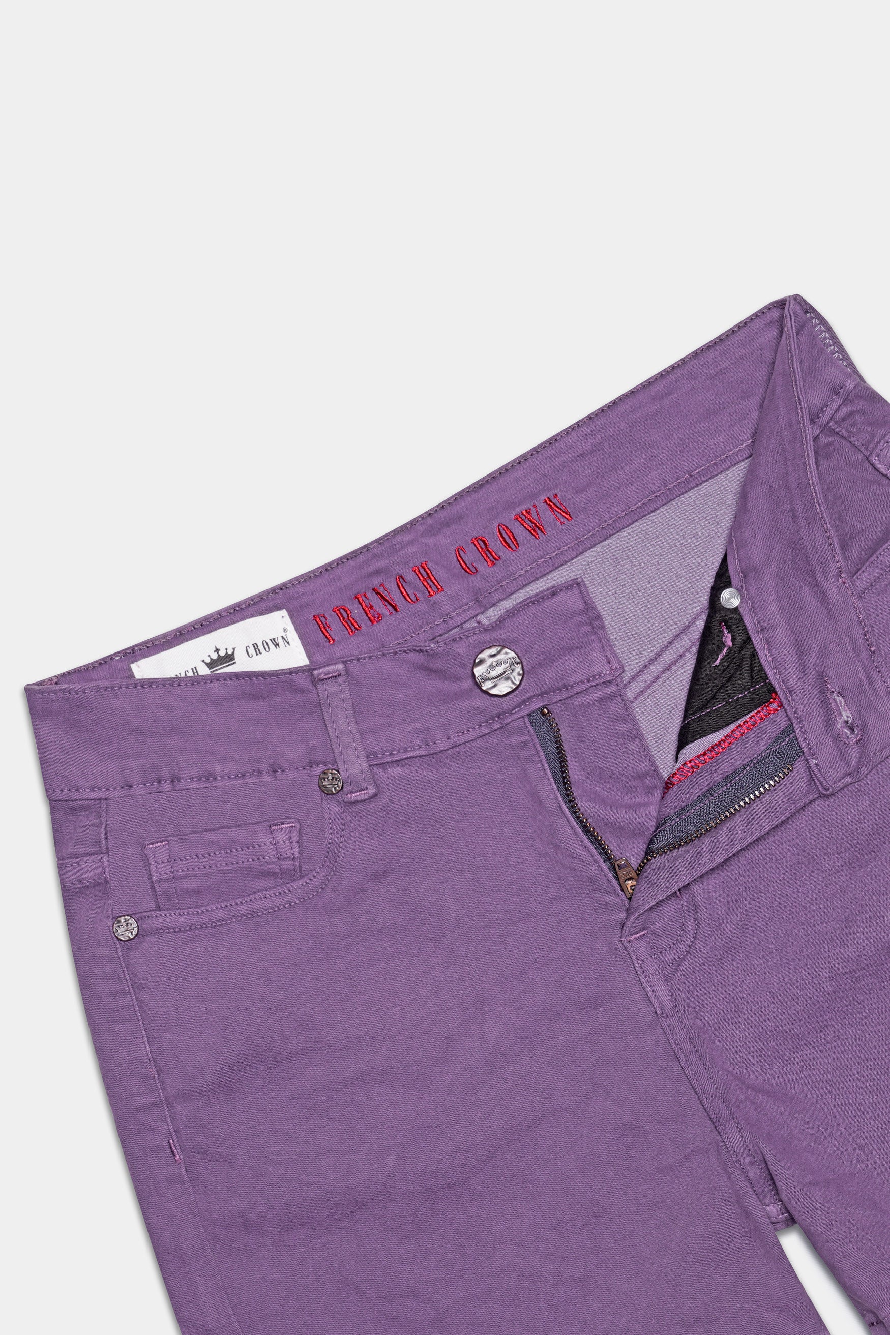 Oyster Purple Women Denim Shorts