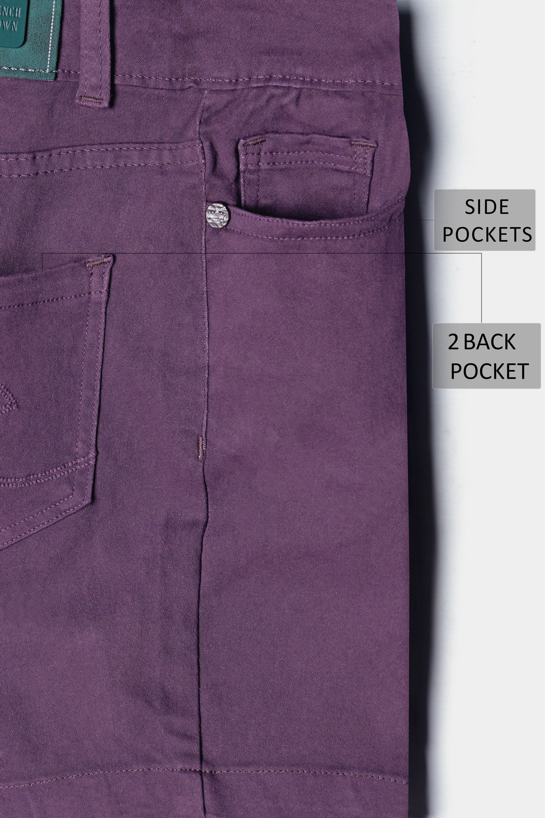 Byzantium Purple Women Denim Shorts