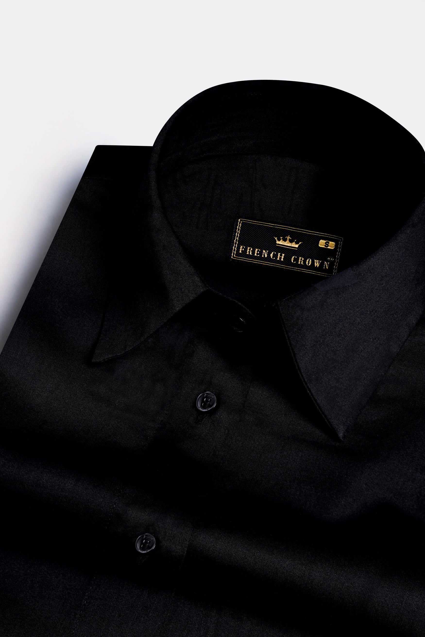 Jade Black Premium Cotton Shirt