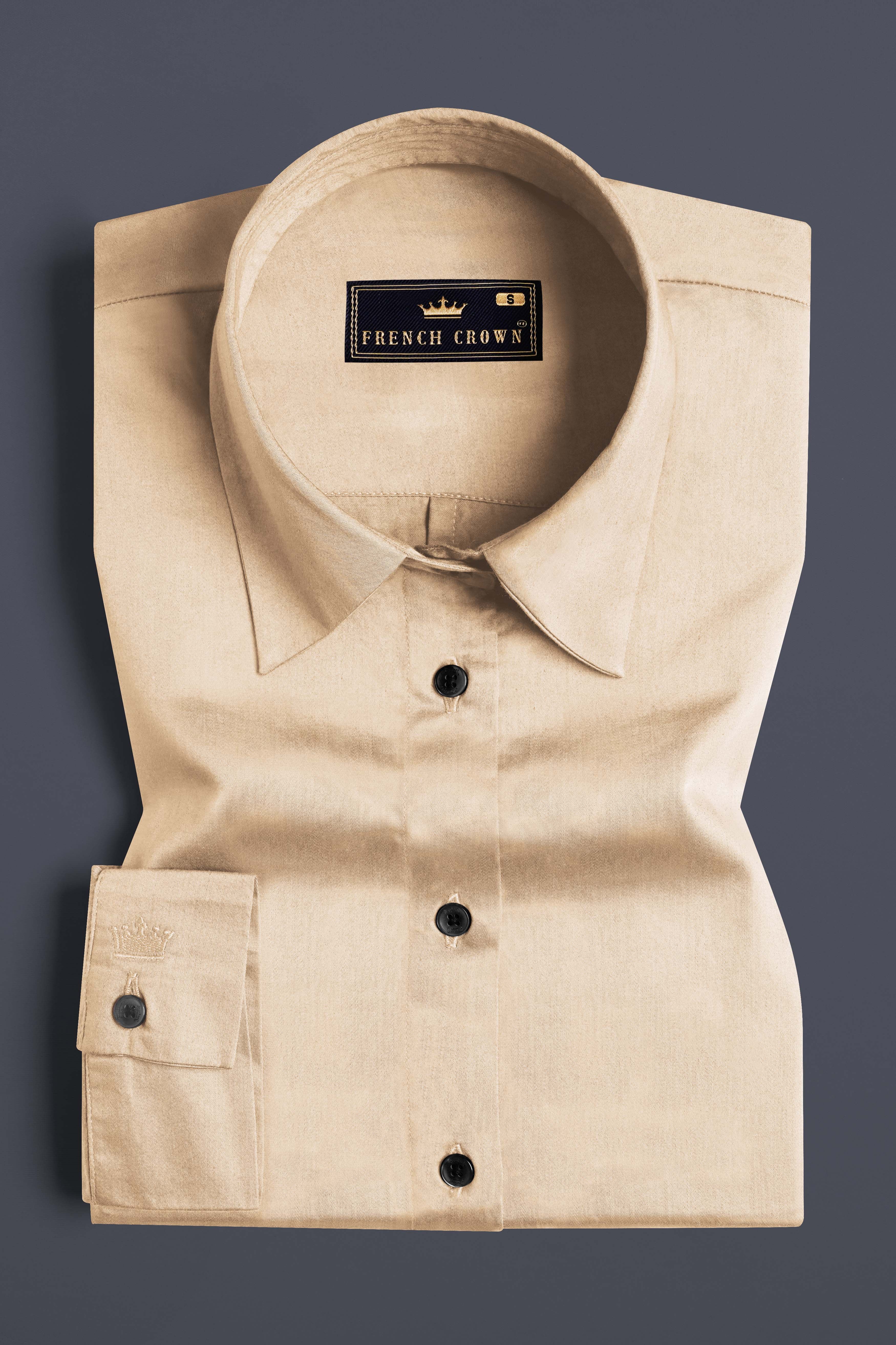 Rodeo Dust Beige Premium Cotton Shirt