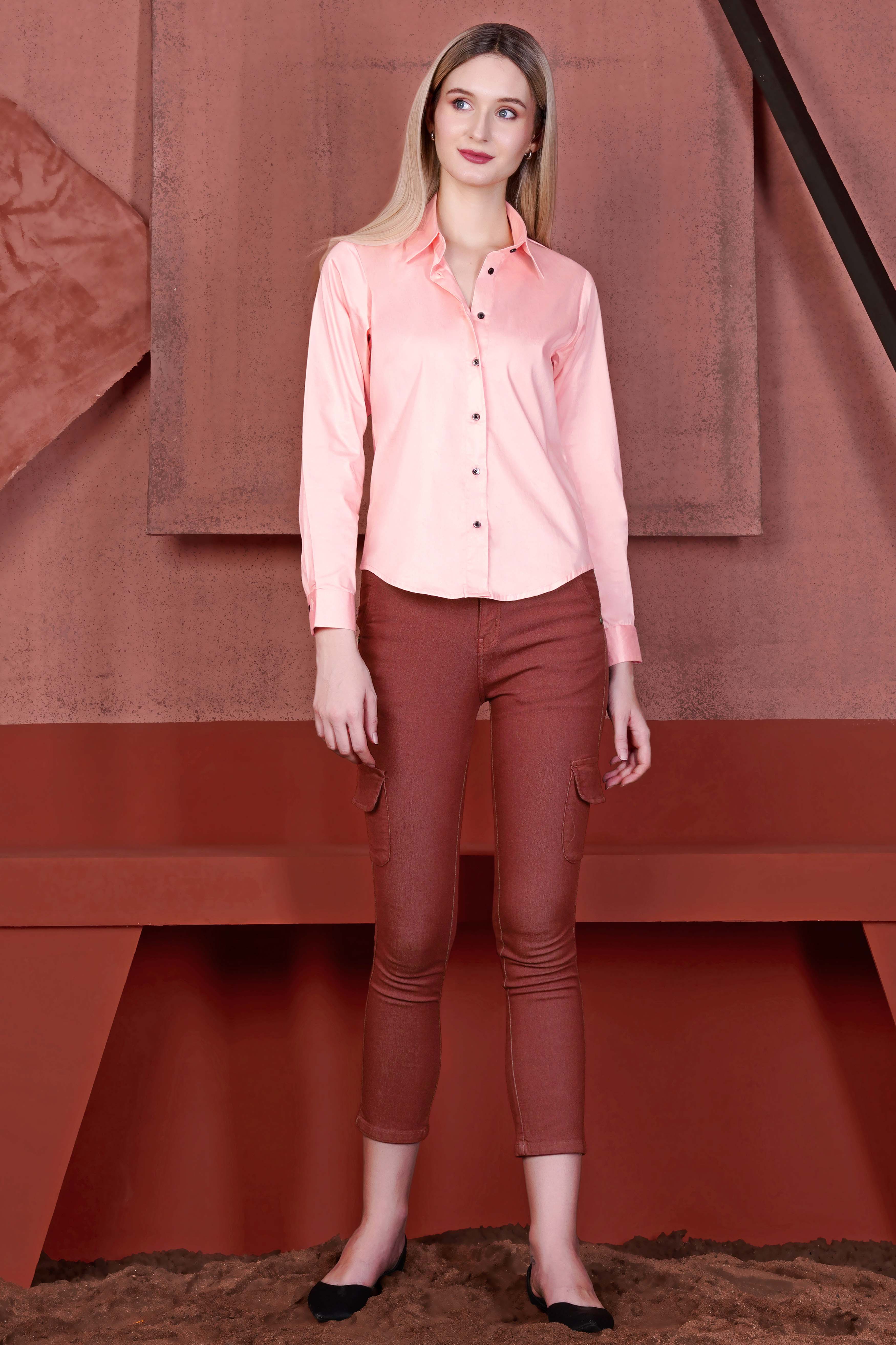 Kawaii Peach Premium Cotton Shirt