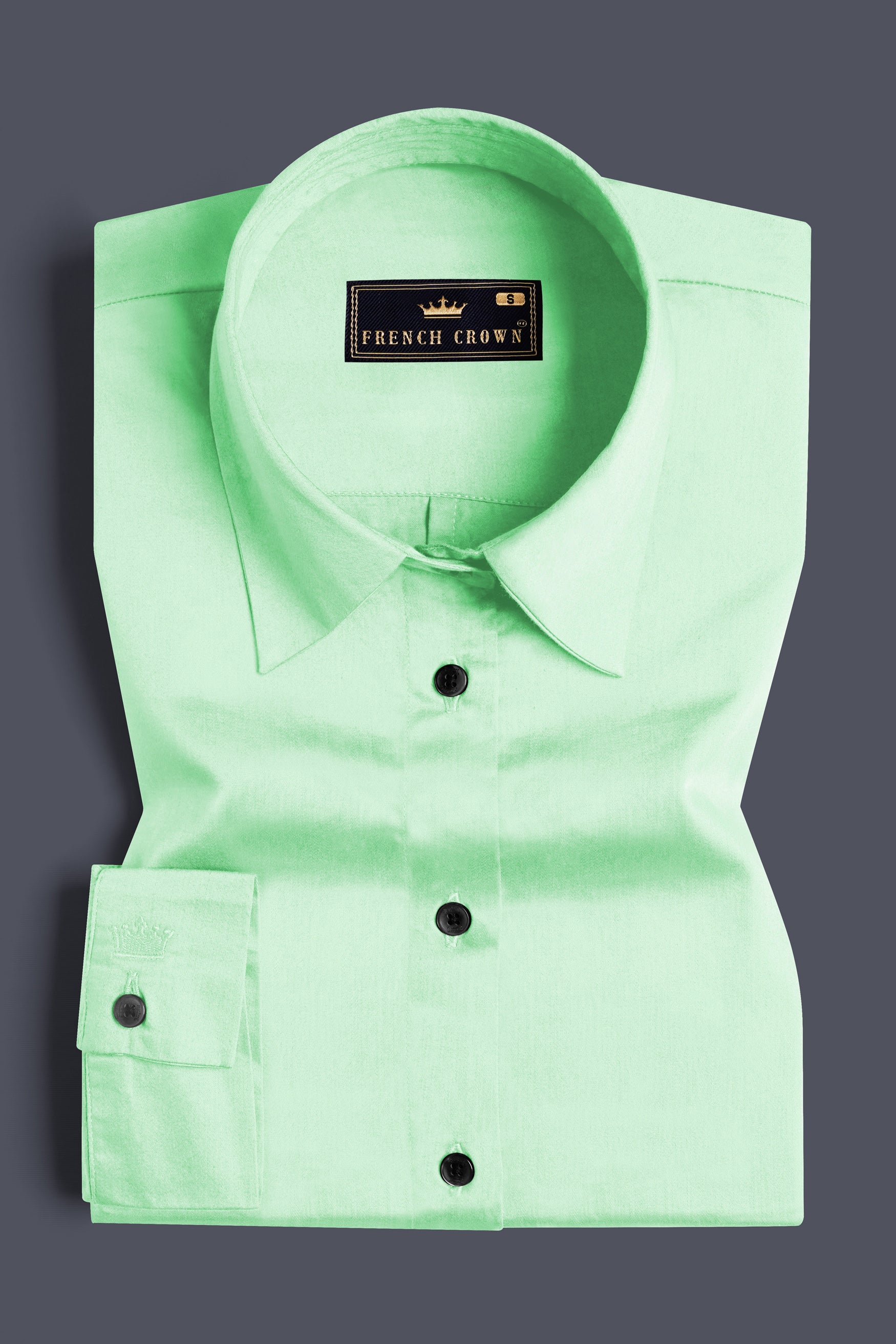 Pale Teal Green Premium Cotton Shirt