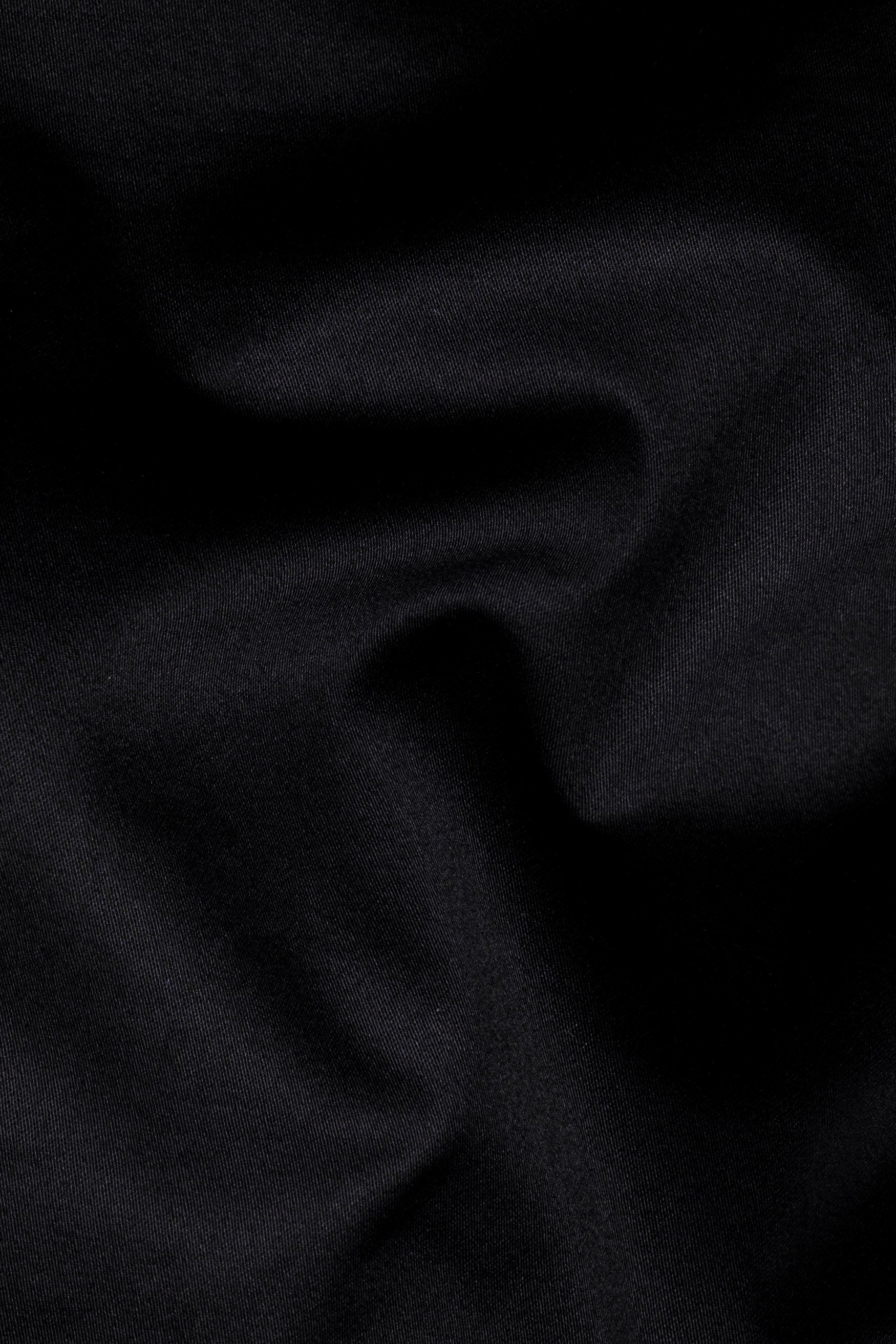 Jade Black Beetle Hand Painted Premium Cotton Designer Shirt