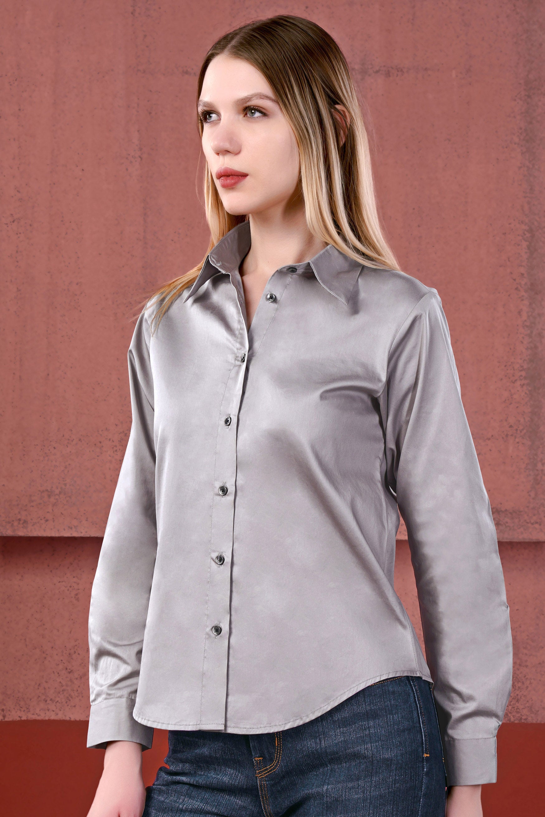 Chateau Gray Premium Cotton Shirt