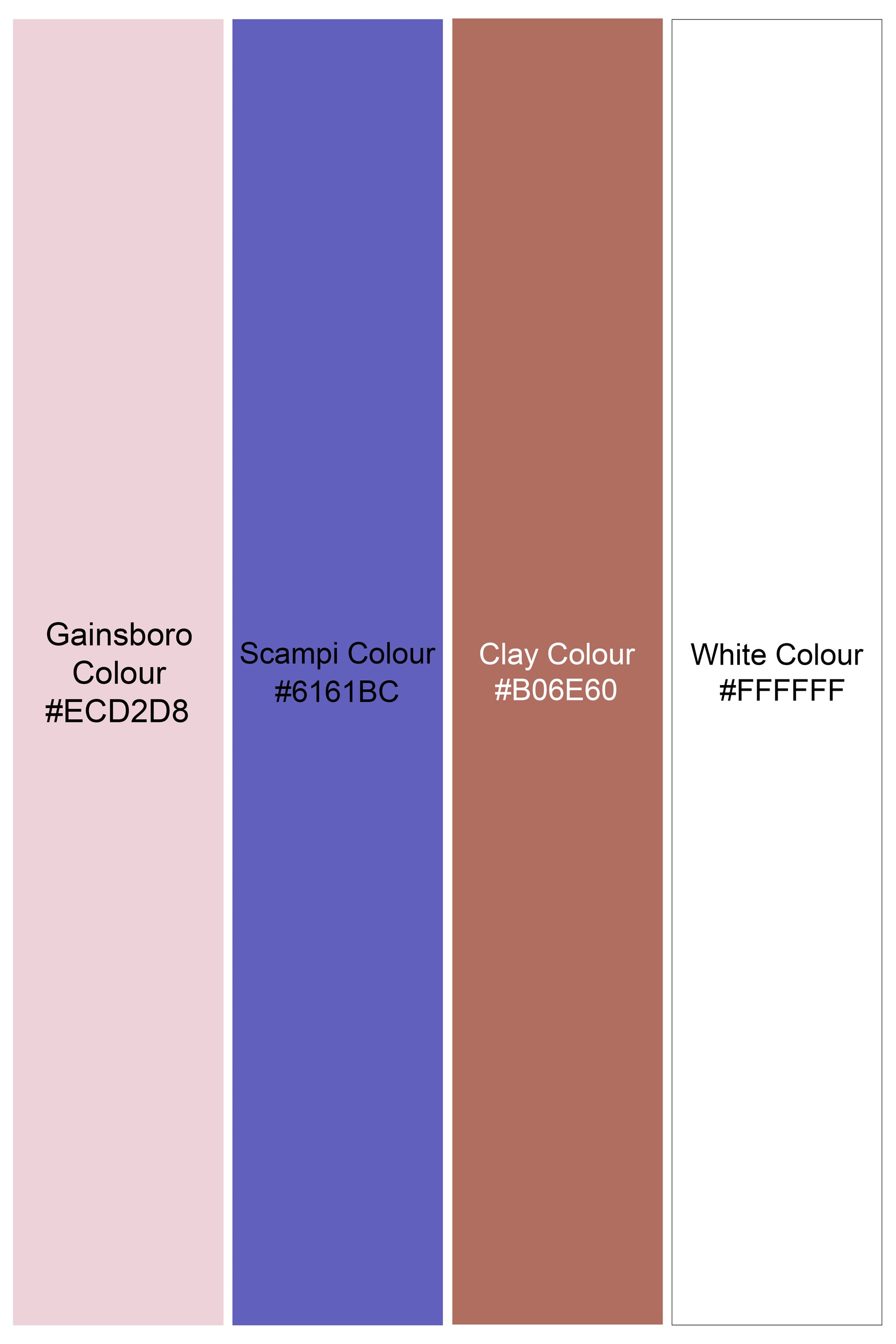 Gainsboro Pink and Scampi Blue Multicolour Ditsy Printed Premium Cotton Women’s Designer Suit