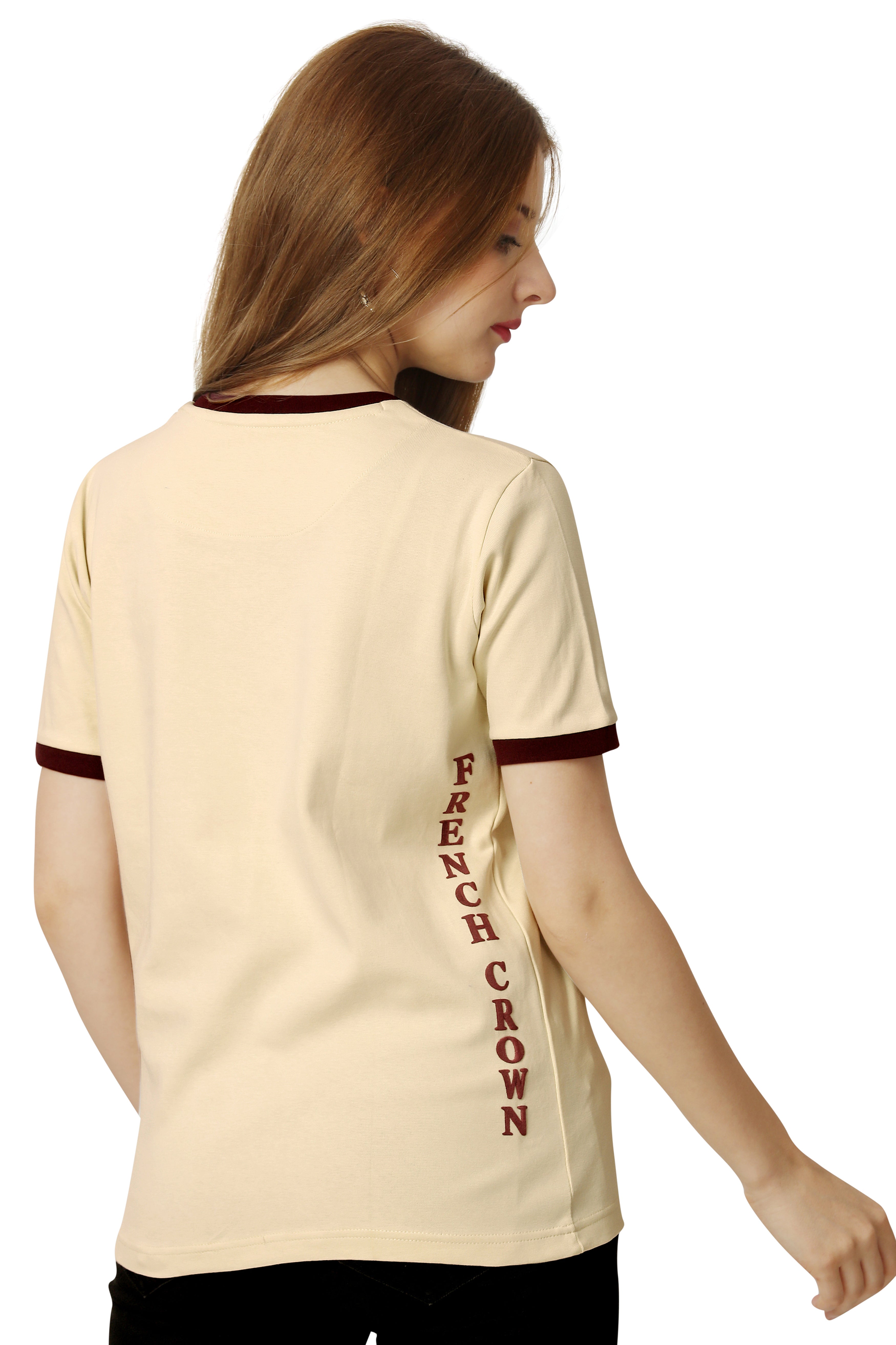 Oasis Beige Jersey Signature T-shirt