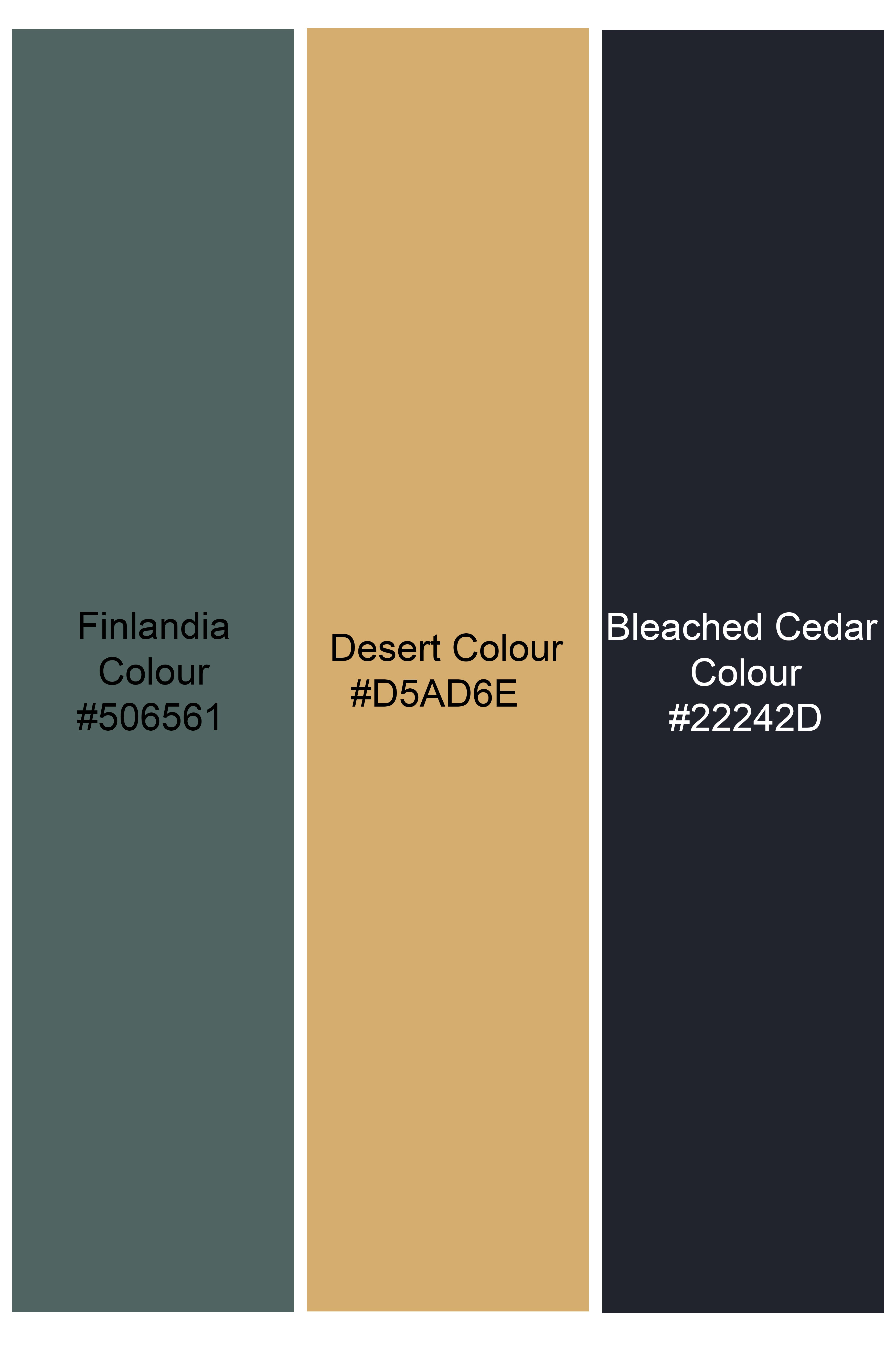 Finlandia Green with Multicolored Printed Viscose Crop Top