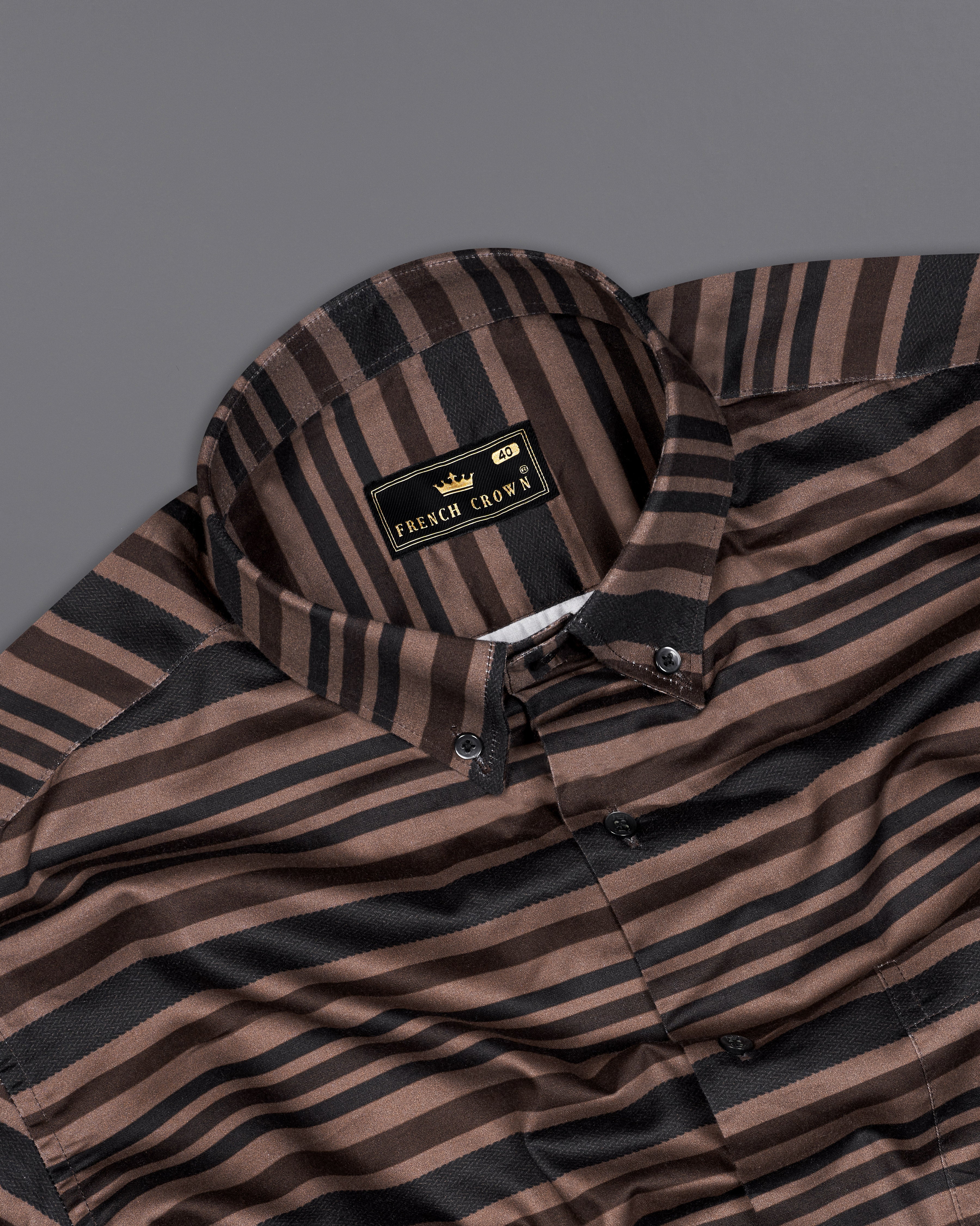 Pine Cone with Bistre Brown Striped Super Soft Premium Cotton Shirt 10005-BD-BLK-38, 10005-BD-BLK-H-38, 10005-BD-BLK-39, 10005-BD-BLK-H-39, 10005-BD-BLK-40, 10005-BD-BLK-H-40, 10005-BD-BLK-42, 10005-BD-BLK-H-42, 10005-BD-BLK-44, 10005-BD-BLK-H-44, 10005-BD-BLK-46, 10005-BD-BLK-H-46, 10005-BD-BLK-48, 10005-BD-BLK-H-48, 10005-BD-BLK-50, 10005-BD-BLK-H-50, 10005-BD-BLK-52, 10005-BD-BLK-H-52