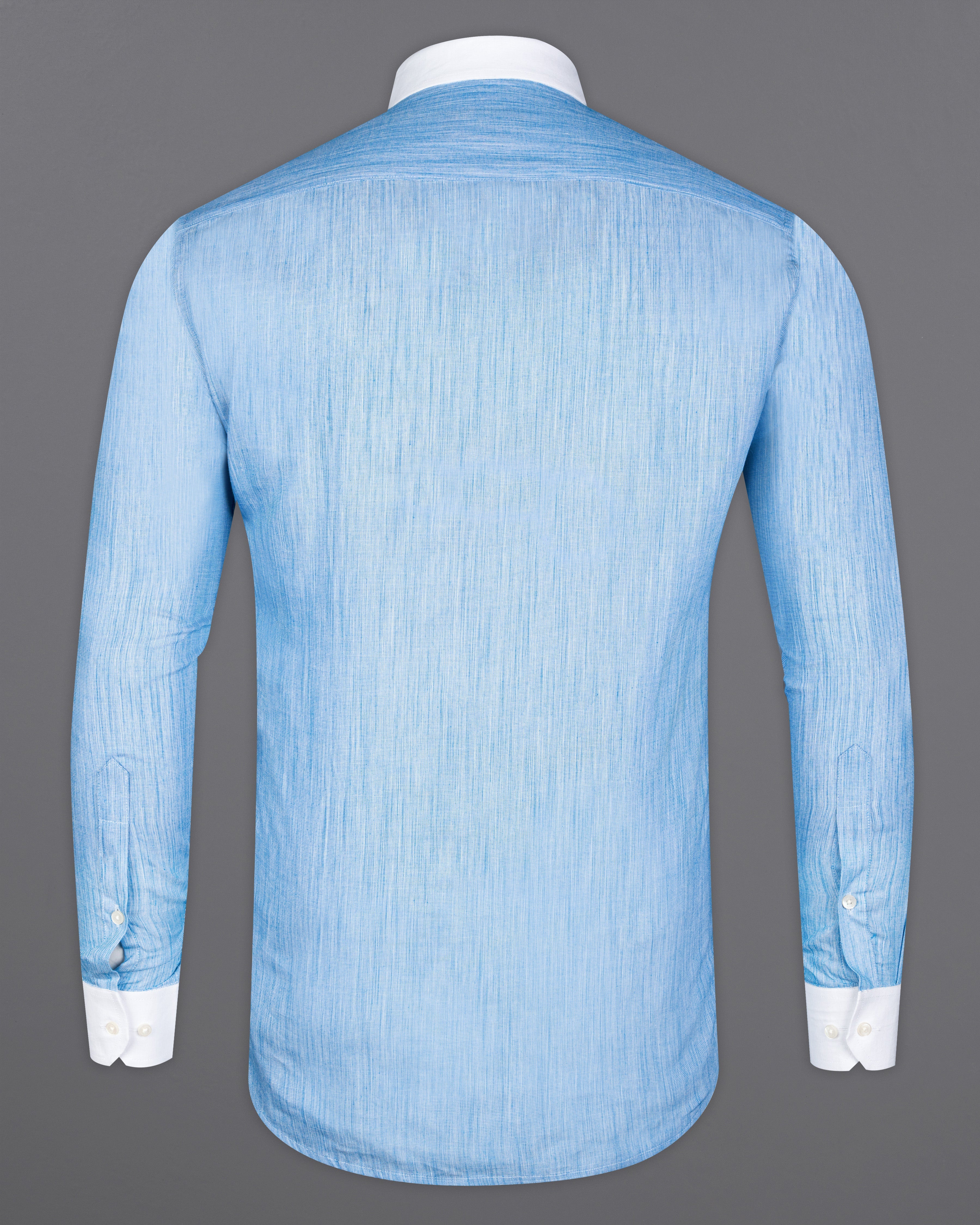 Carolina Blue with White Cuffs and Collar Chambray Shirt 10009-WCC-38, 10009-WCC-H-38, 10009-WCC-39, 10009-WCC-H-39, 10009-WCC-40, 10009-WCC-H-40, 10009-WCC-42, 10009-WCC-H-42, 10009-WCC-44, 10009-WCC-H-44, 10009-WCC-46, 10009-WCC-H-46, 10009-WCC-48, 10009-WCC-H-48, 10009-WCC-50, 10009-WCC-H-50, 10009-WCC-52, 10009-WCC-H-52