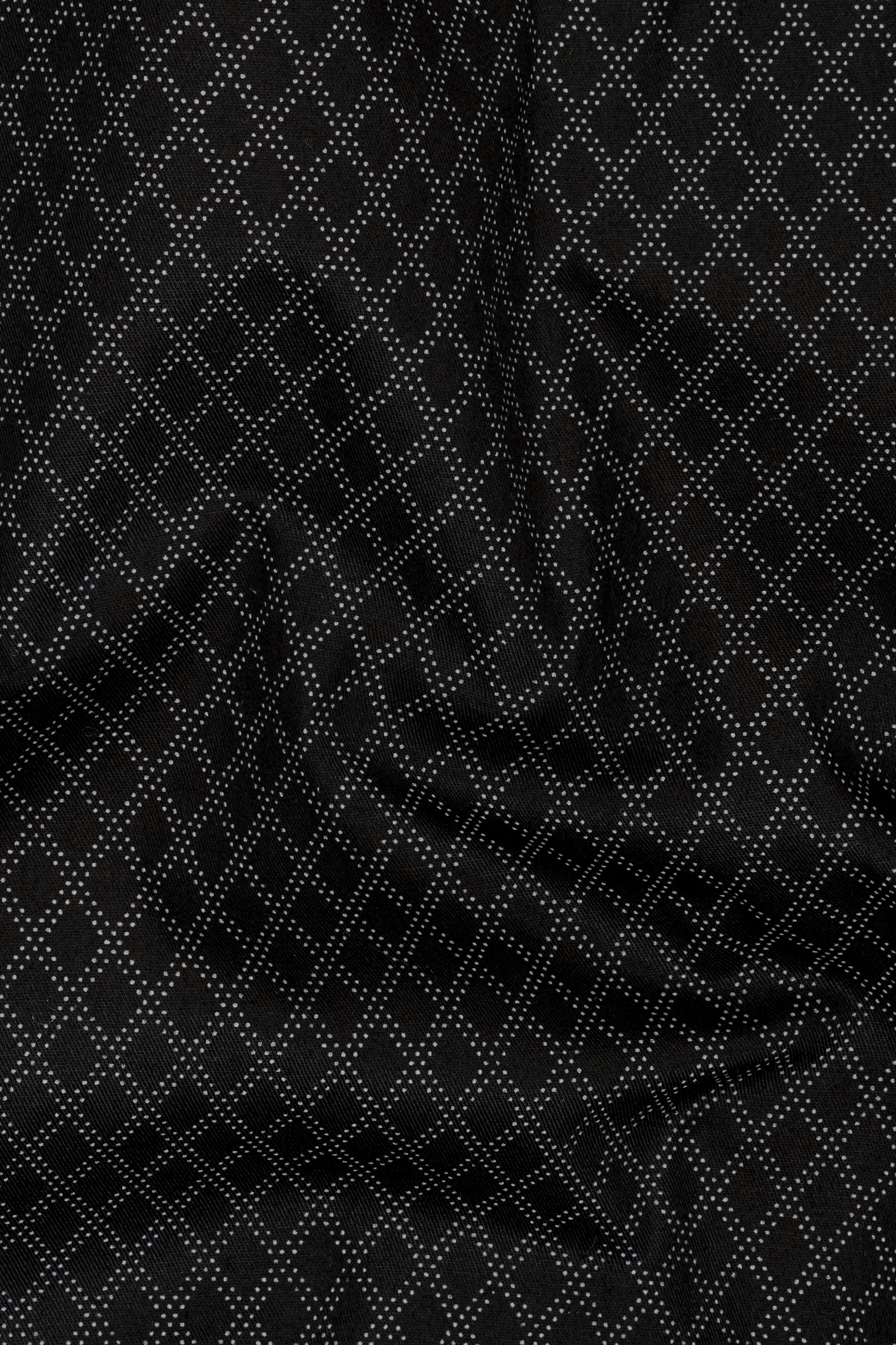 Jade Black Twill Premium Cotton Shirt