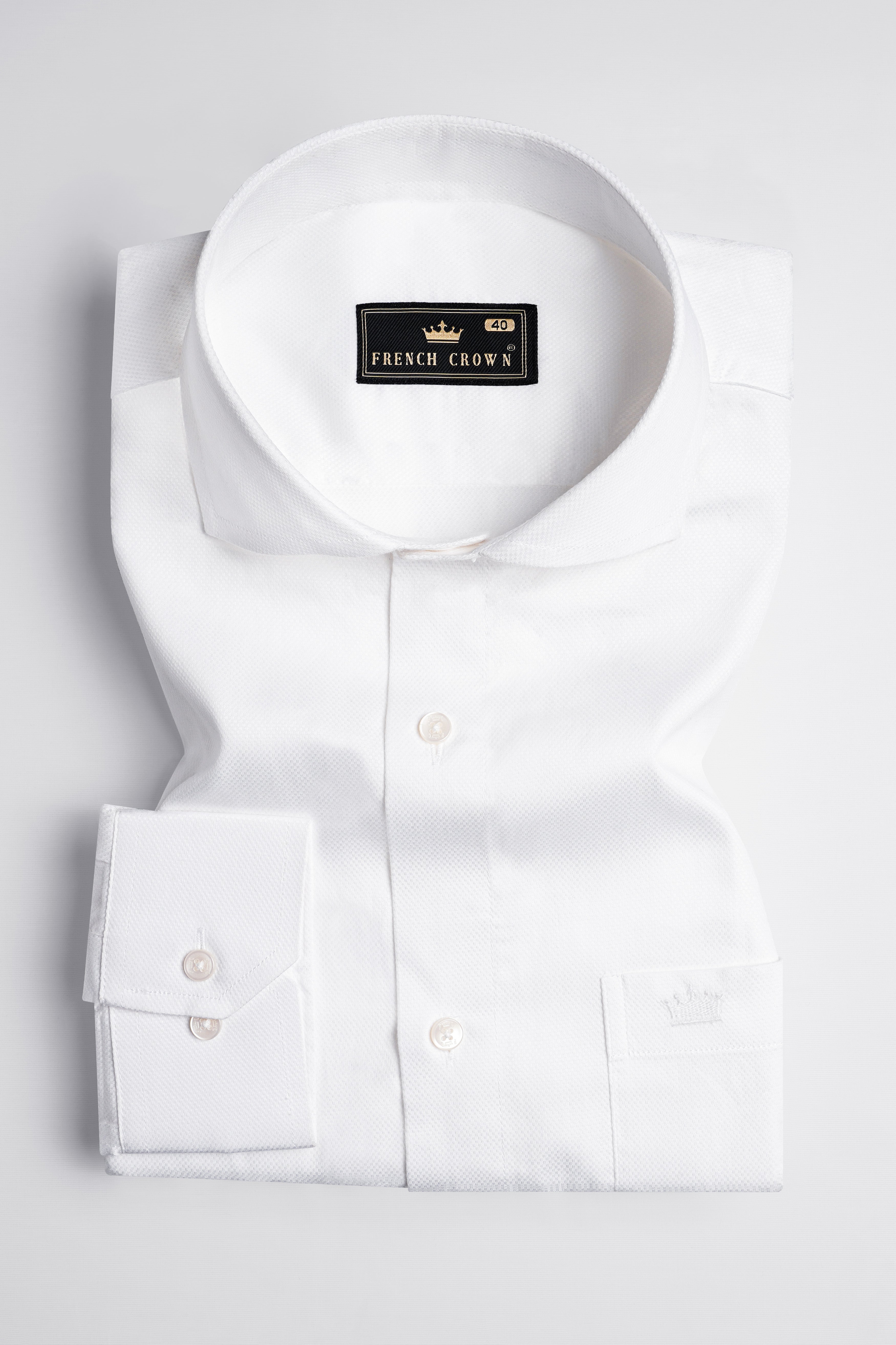 Bright White Dobby Textured Premium Giza Cotton Shirt 10505-CA-38, 10505-CA-H-38, 10505-CA-39, 10505-CA-H-39, 10505-CA-40, 10505-CA-H-40, 10505-CA-42, 10505-CA-H-42, 10505-CA-44, 10505-CA-H-44, 10505-CA-46, 10505-CA-H-46, 10505-CA-48, 10505-CA-H-48, 10505-CA-50, 10505-CA-H-50, 10505-CA-52, 10505-CA-H-52