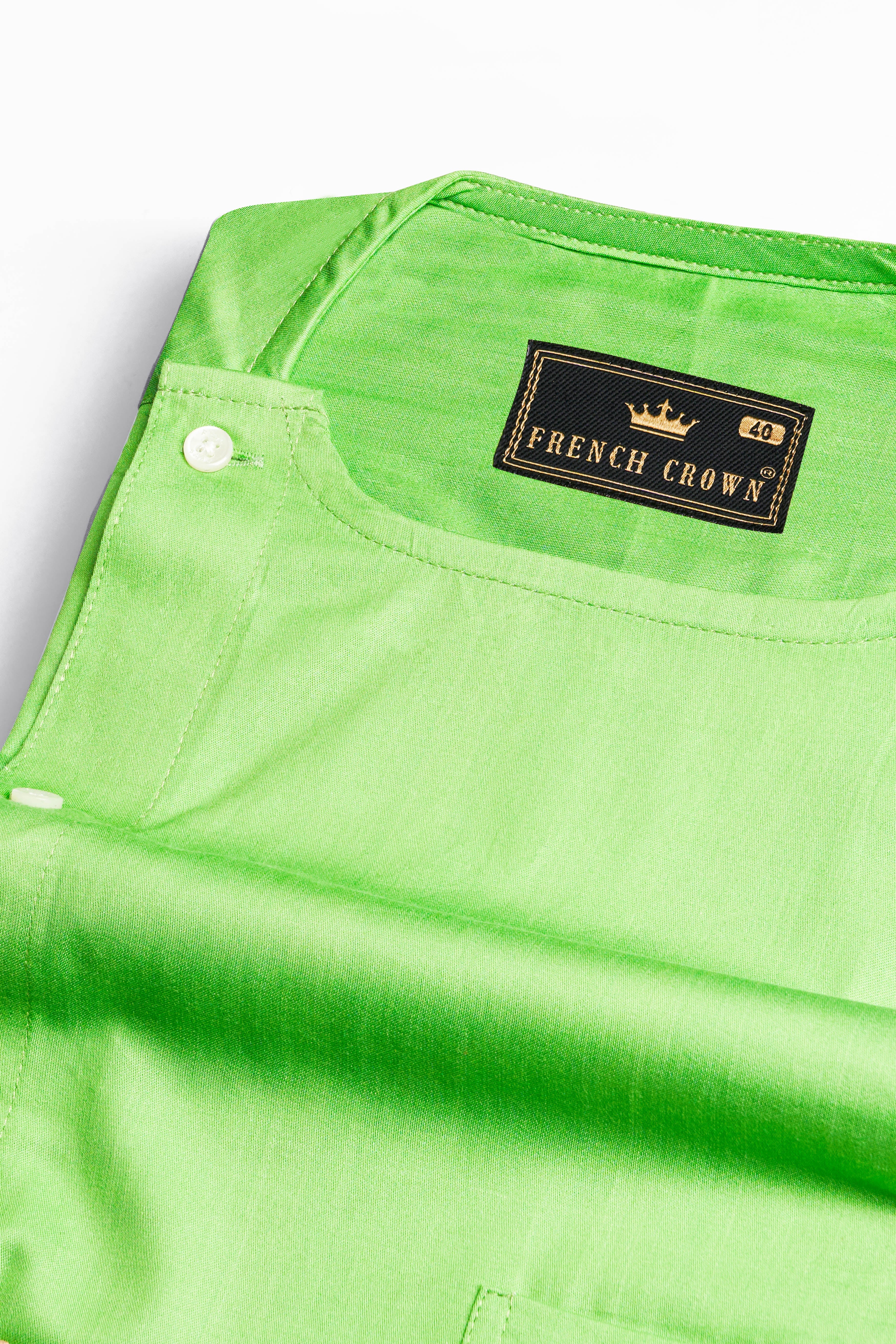 Conifer Green Super Soft Premium Cotton Designer Shirt