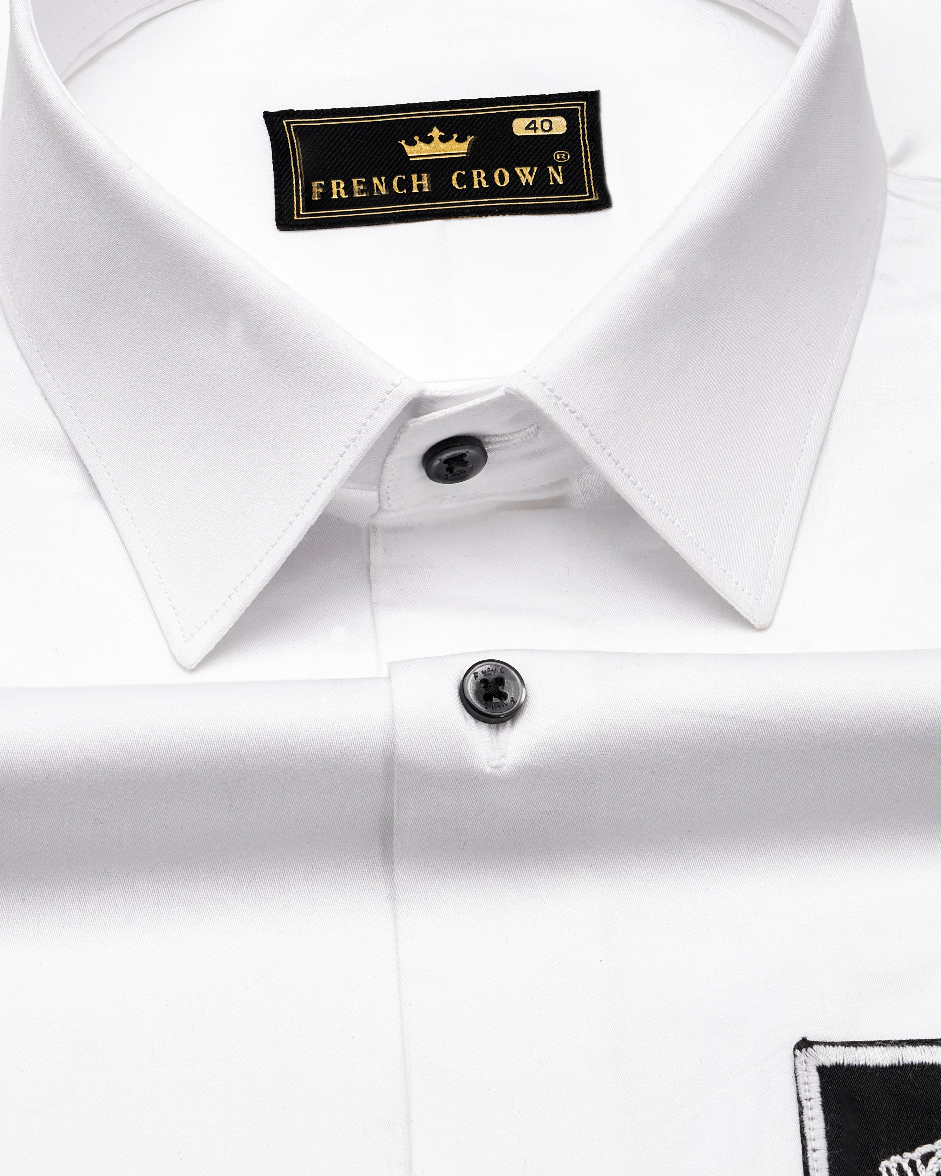 Bright White with Black Cricket Embroidered Work Super Soft Premium cotton Shirt 1062-BLK-E052-38, 1062-BLK-E052-H-38, 1062-BLK-E052-39, 1062-BLK-E052-H-39, 1062-BLK-E052-40, 1062-BLK-E052-H-40, 1062-BLK-E052-42, 1062-BLK-E052-H-42, 1062-BLK-E052-44, 1062-BLK-E052-H-44, 1062-BLK-E052-46, 1062-BLK-E052-H-46, 1062-BLK-E052-48, 1062-BLK-E052-H-48, 1062-BLK-E052-50, 1062-BLK-E052-H-50, 1062-BLK-E052-52, 1062-BLK-E052-H-52