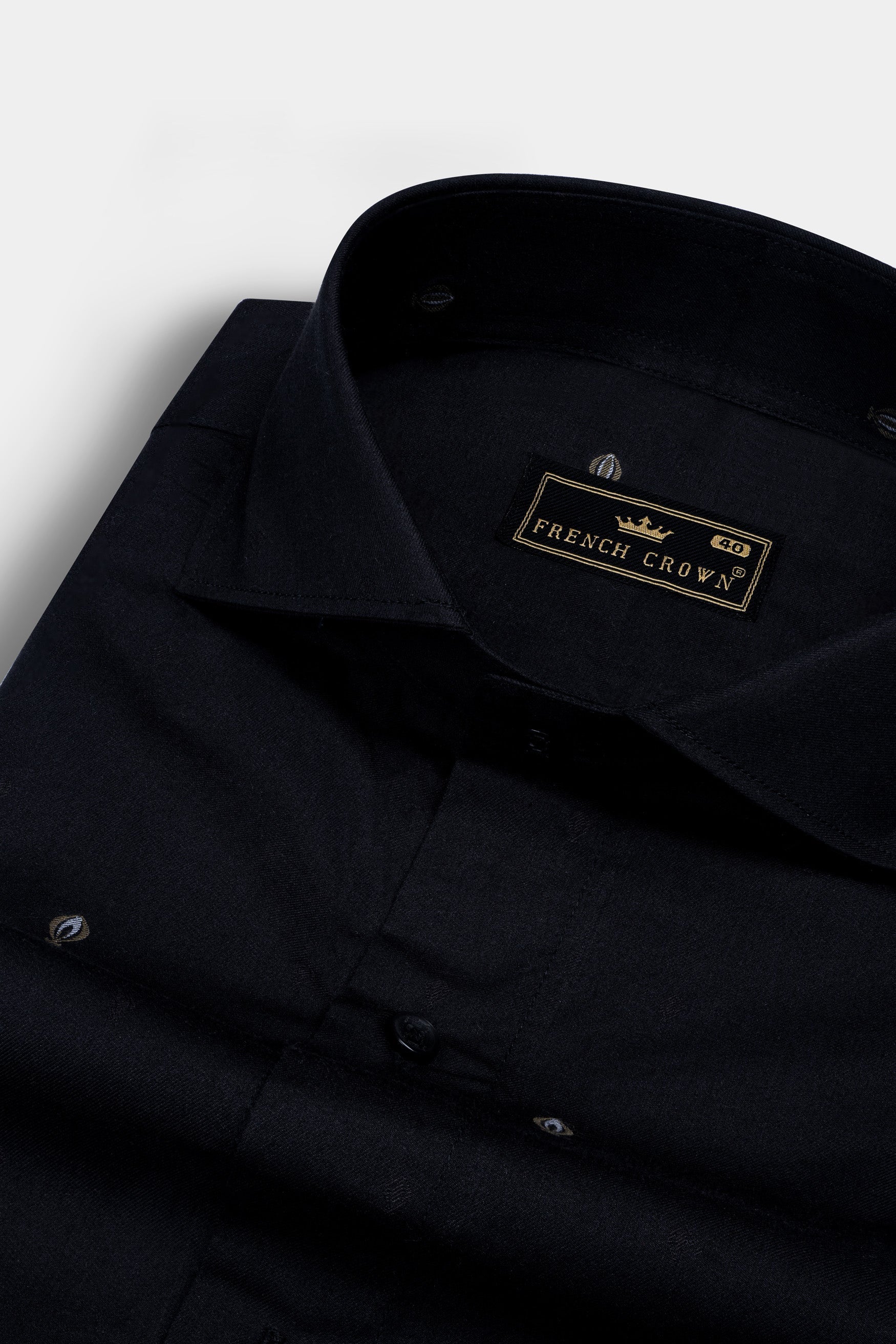 Jade Black Jacquard Textured Premium Giza Cotton Shirt 12363-CA-BLK-38, 12363-CA-BLK-H-38, 12363-CA-BLK-39, 12363-CA-BLK-H-39, 12363-CA-BLK-40, 12363-CA-BLK-H-40, 12363-CA-BLK-42, 12363-CA-BLK-H-42, 12363-CA-BLK-44, 12363-CA-BLK-H-44, 12363-CA-BLK-46, 12363-CA-BLK-H-46, 12363-CA-BLK-48, 12363-CA-BLK-H-48, 12363-CA-BLK-50, 12363-CA-BLK-H-50, 12363-CA-BLK-52, 12363-CA-BLK-H-52
