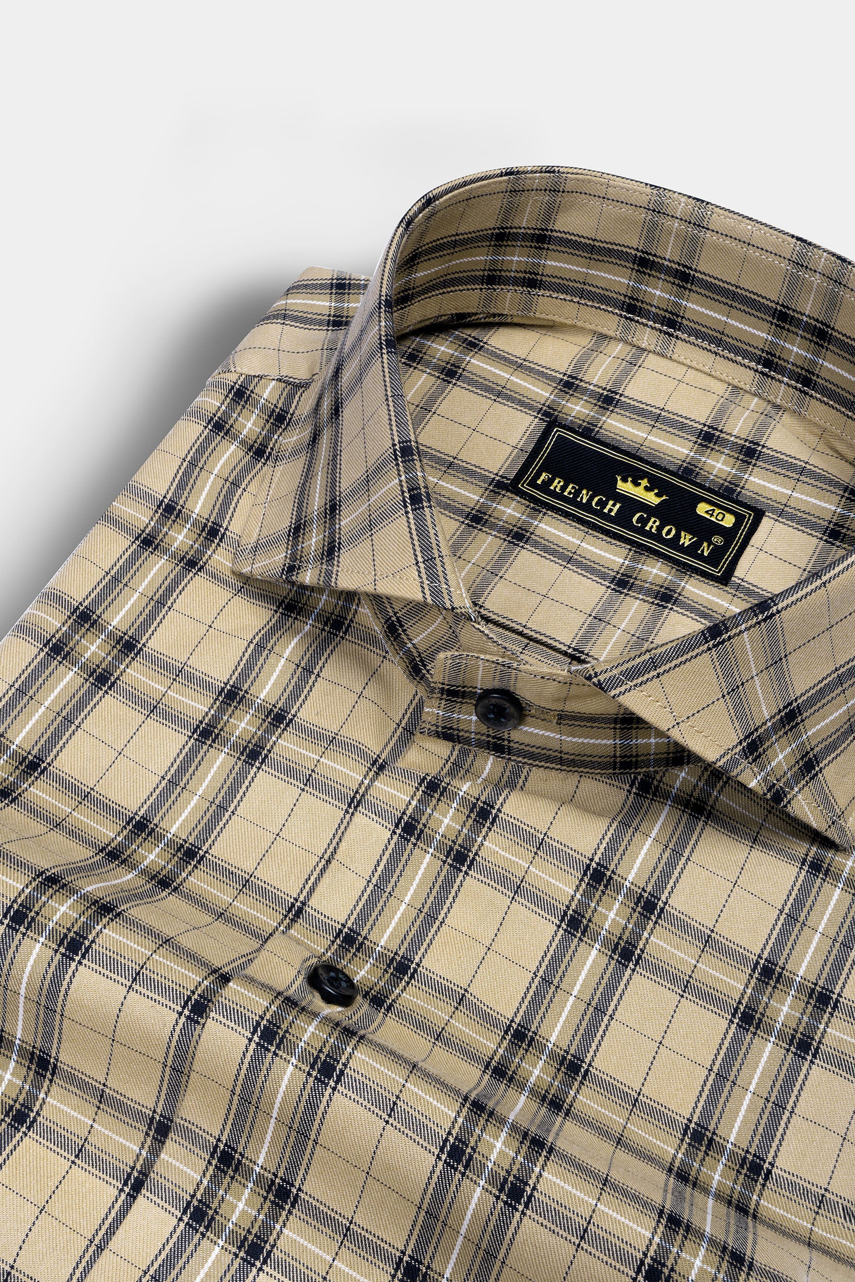 Stone Brown And Tealish Black Twill Checked  Premium Cotton Shirt 12365-CA-BLK-38, 12365-CA-BLK-H-38, 12365-CA-BLK-39, 12365-CA-BLK-H-39, 12365-CA-BLK-40, 12365-CA-BLK-H-40, 12365-CA-BLK-42, 12365-CA-BLK-H-42, 12365-CA-BLK-44, 12365-CA-BLK-H-44, 12365-CA-BLK-46, 12365-CA-BLK-H-46, 12365-CA-BLK-48, 12365-CA-BLK-H-48, 12365-CA-BLK-50, 12365-CA-BLK-H-50, 12365-CA-BLK-52, 12365-CA-BLK-H-52