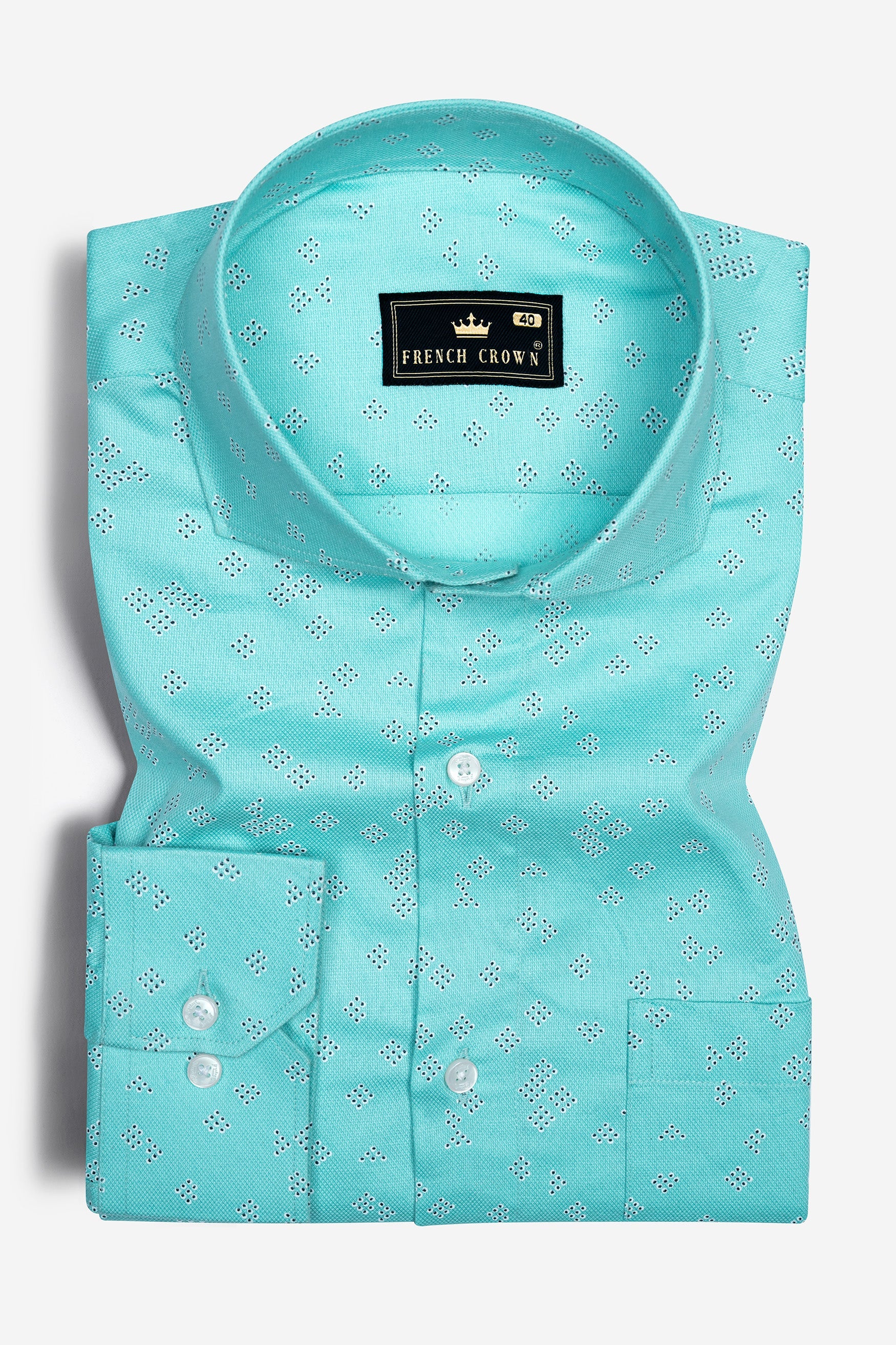 Celeste Blue and Black Dobby Textured Premium Giza Cotton Shirt 12366-CA-38, 12366-CA-H-38, 12366-CA-39, 12366-CA-H-39, 12366-CA-40, 12366-CA-H-40, 12366-CA-42, 12366-CA-H-42, 12366-CA-44, 12366-CA-H-44, 12366-CA-46, 12366-CA-H-46, 12366-CA-48, 12366-CA-H-48, 12366-CA-50, 12366-CA-H-50, 12366-CA-52, 12366-CA-H-52