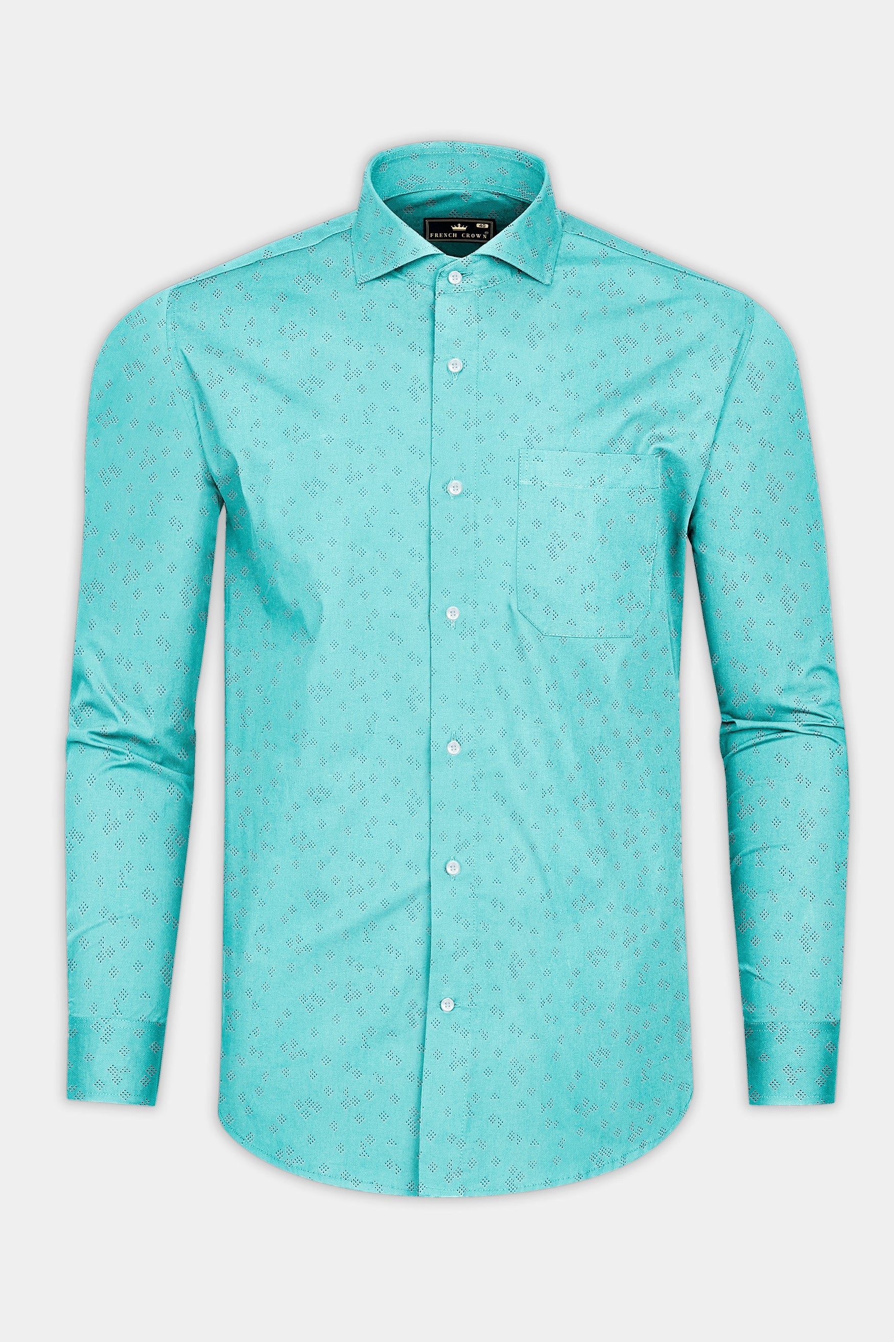 Celeste Blue and Black Dobby Textured Premium Giza Cotton Shirt 12366-CA-38, 12366-CA-H-38, 12366-CA-39, 12366-CA-H-39, 12366-CA-40, 12366-CA-H-40, 12366-CA-42, 12366-CA-H-42, 12366-CA-44, 12366-CA-H-44, 12366-CA-46, 12366-CA-H-46, 12366-CA-48, 12366-CA-H-48, 12366-CA-50, 12366-CA-H-50, 12366-CA-52, 12366-CA-H-52