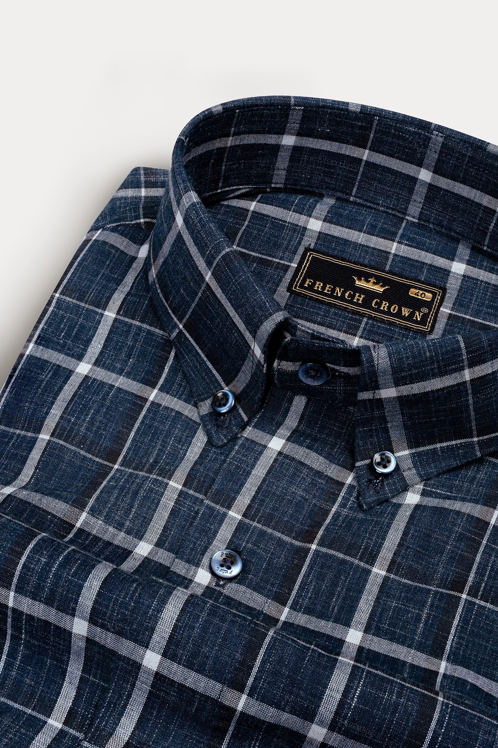 Cloud Burst Blue and Jade Black Plaid Chambray Shirt 12369-BD-BLE-38, 12369-BD-BLE-H-38, 12369-BD-BLE-39, 12369-BD-BLE-H-39, 12369-BD-BLE-40, 12369-BD-BLE-H-40, 12369-BD-BLE-42, 12369-BD-BLE-H-42, 12369-BD-BLE-44, 12369-BD-BLE-H-44, 12369-BD-BLE-46, 12369-BD-BLE-H-46, 12369-BD-BLE-48, 12369-BD-BLE-H-48, 12369-BD-BLE-50, 12369-BD-BLE-H-50, 12369-BD-BLE-52, 12369-BD-BLE-H-52