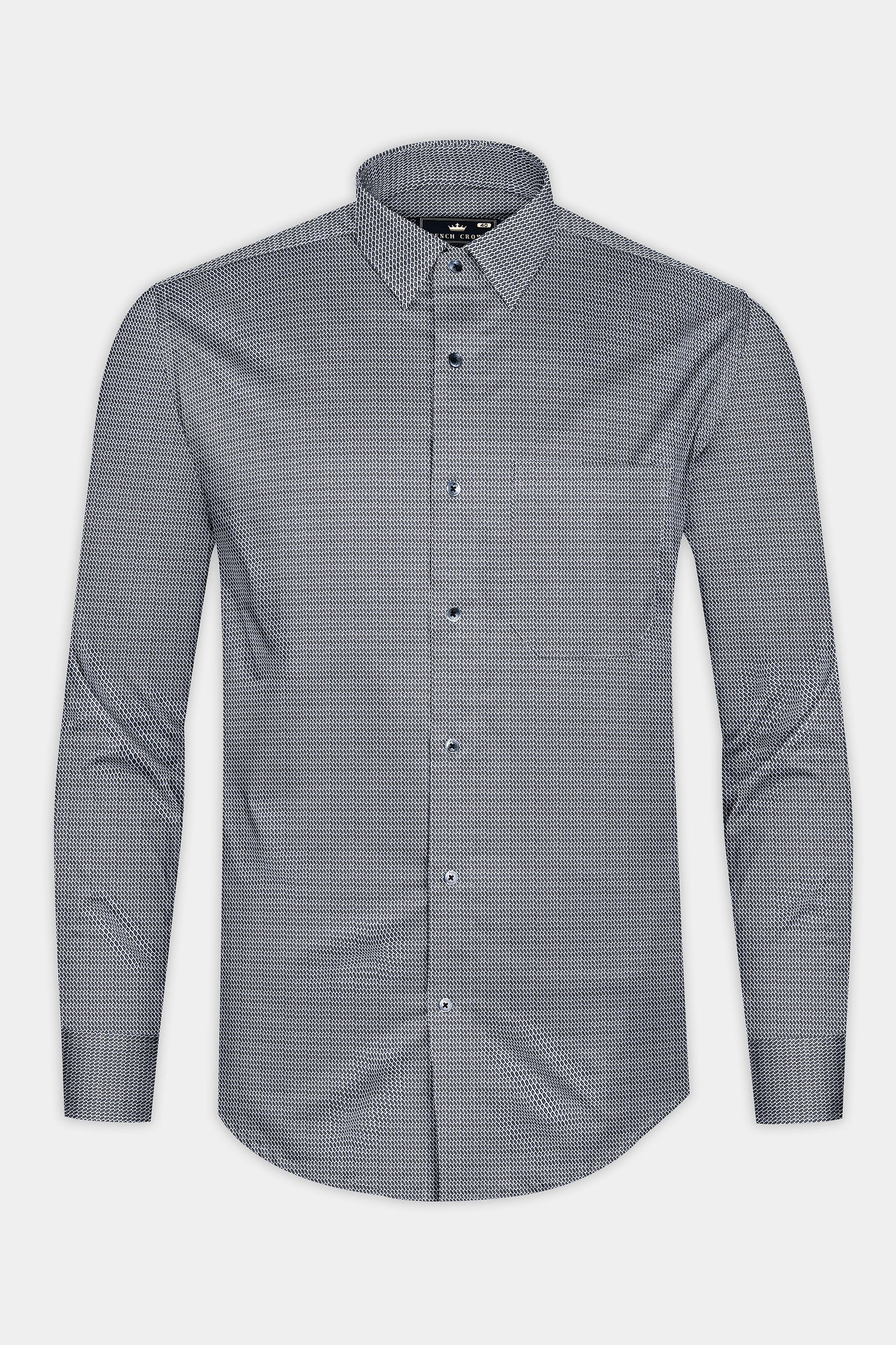 Gunsmoke Gray Dobby Textured Premium Giza Cotton Shirt 12371-BLK-38, 12371-BLK-H-38, 12371-BLK-39, 12371-BLK-H-39, 12371-BLK-40, 12371-BLK-H-40, 12371-BLK-42, 12371-BLK-H-42, 12371-BLK-44, 12371-BLK-H-44, 12371-BLK-46, 12371-BLK-H-46, 12371-BLK-48, 12371-BLK-H-48, 12371-BLK-50, 12371-BLK-H-50, 12371-BLK-52, 12371-BLK-H-52