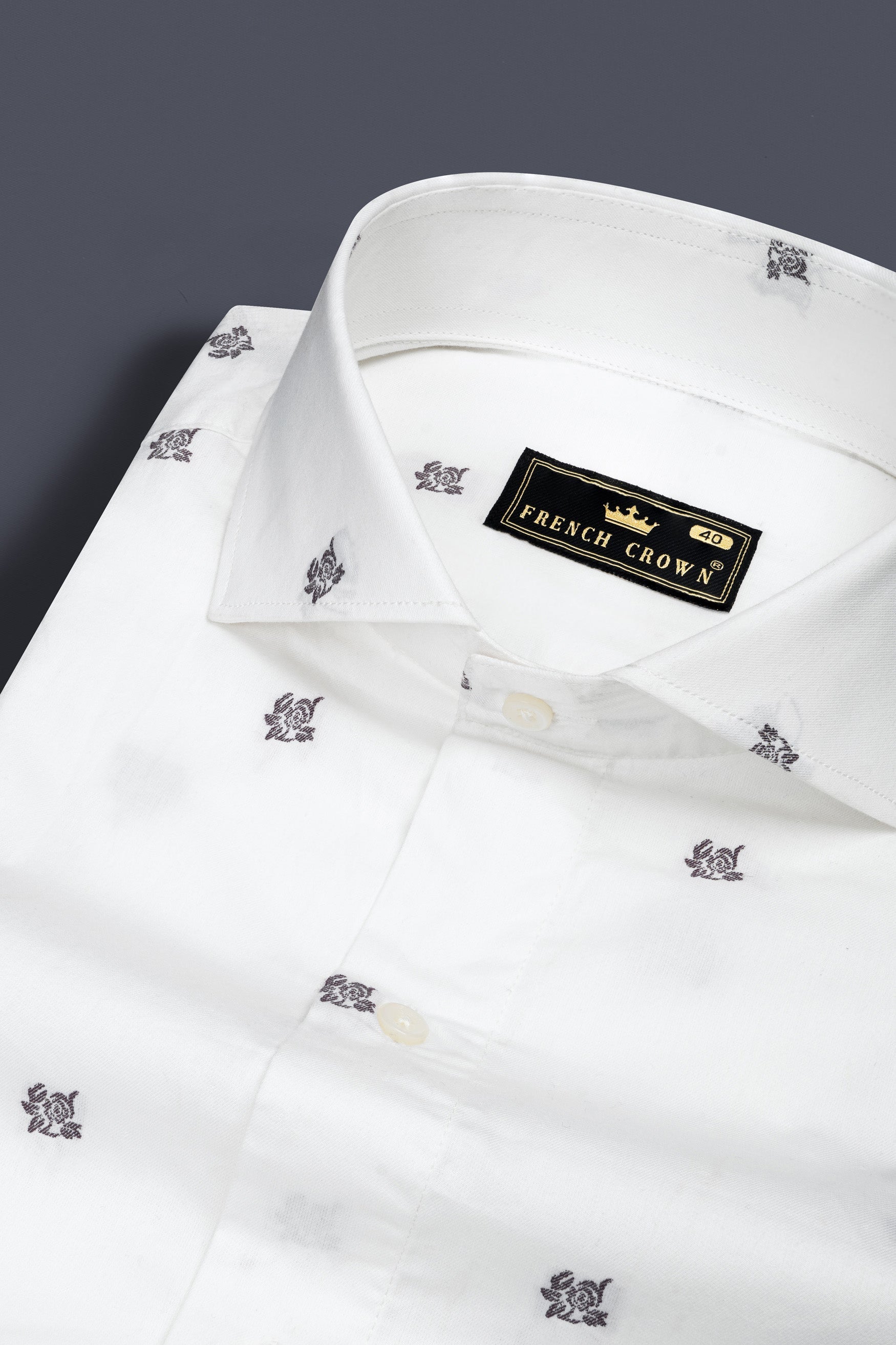 Bright White Flower Jacquard Textured Premium Giza Cotton Shirt 12375-CA-38, 12375-CA-H-38, 12375-CA-39, 12375-CA-H-39, 12375-CA-40, 12375-CA-H-40, 12375-CA-42, 12375-CA-H-42, 12375-CA-44, 12375-CA-H-44, 12375-CA-46, 12375-CA-H-46, 12375-CA-48, 12375-CA-H-48, 12375-CA-50, 12375-CA-H-50, 12375-CA-52, 12375-CA-H-52