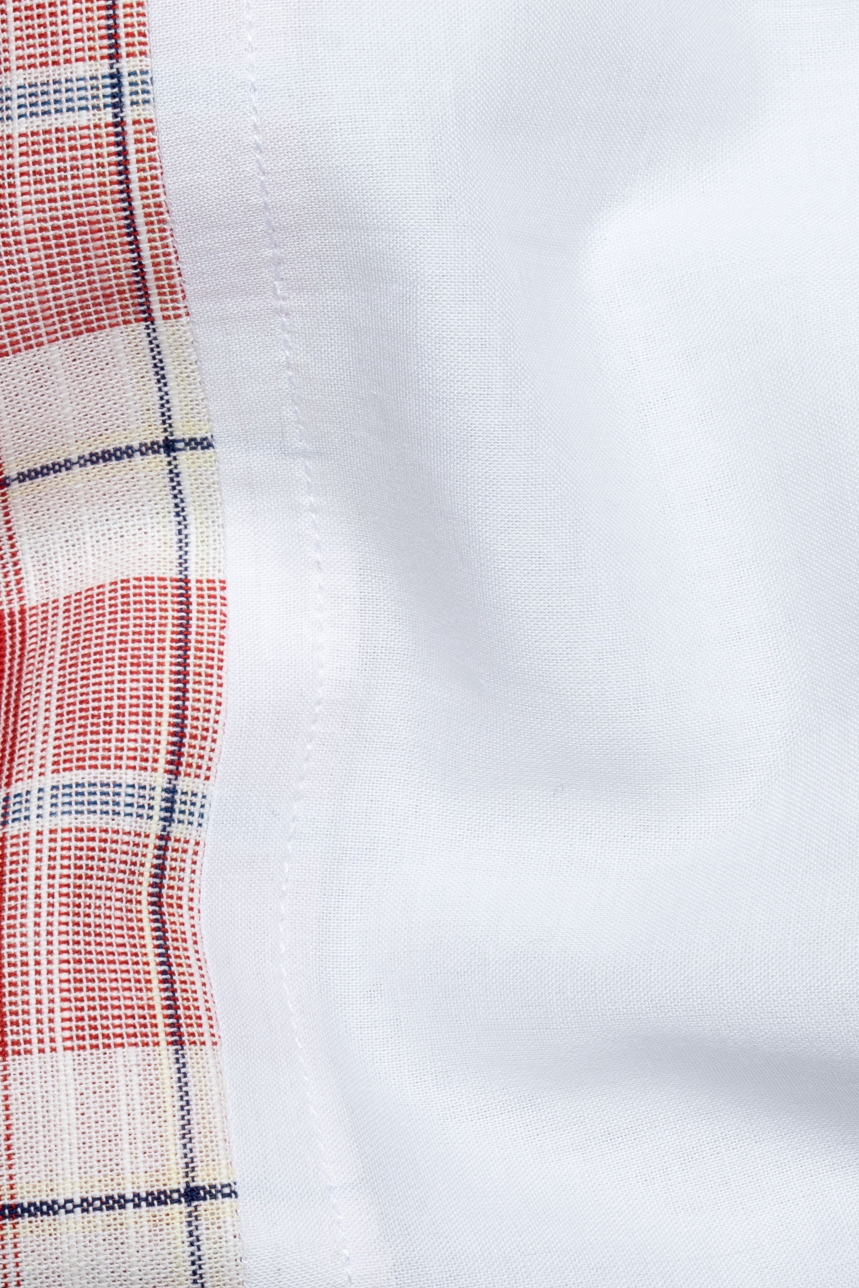 Contessa Red and Loblolly Gray Dobby Textured Premium Giza Cotton Designer Shirt