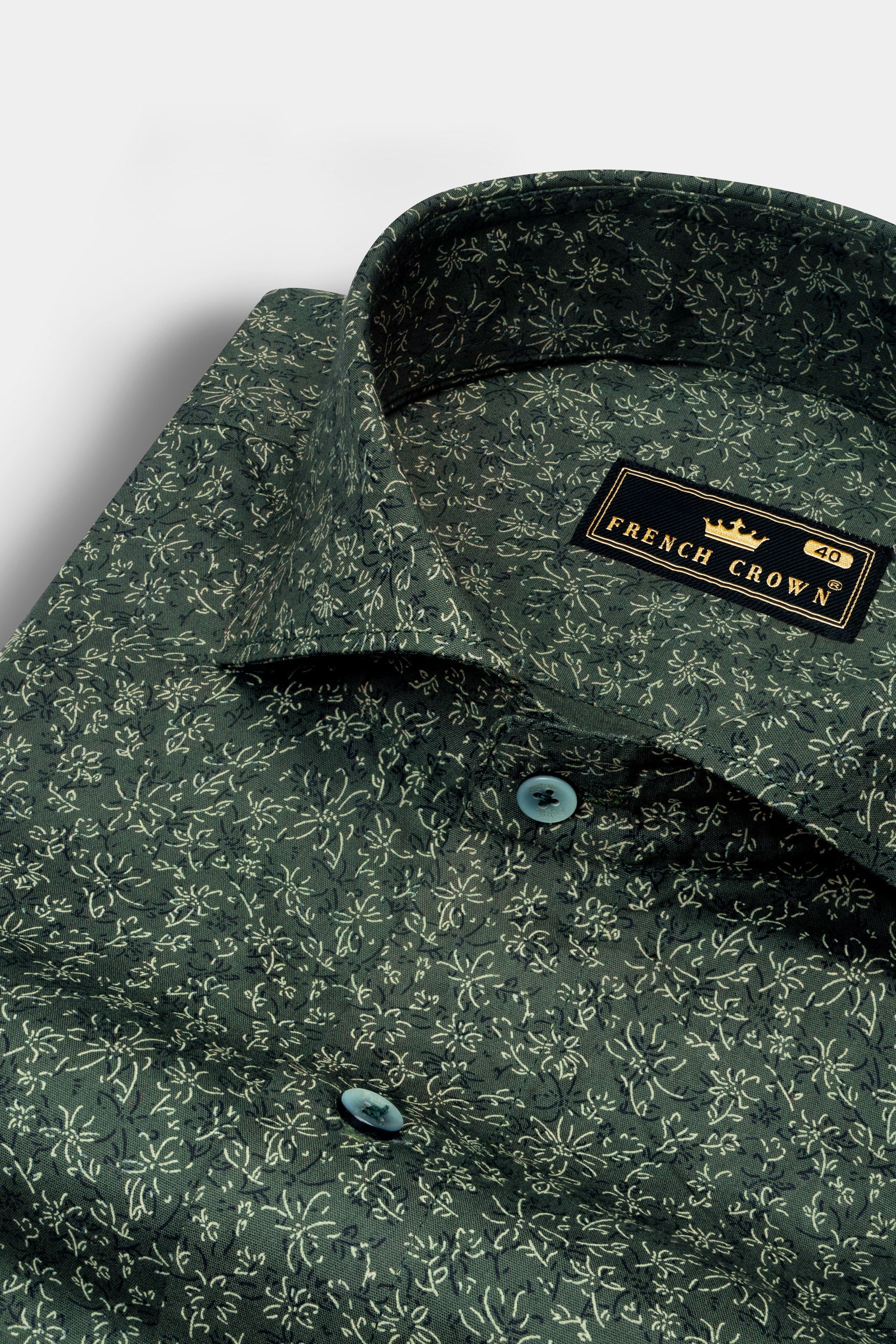 Heavy Metal Green Flowers printed oxford shirt 12390-CA-GR-38, 12390-CA-GR-H-38, 12390-CA-GR-39, 12390-CA-GR-H-39, 12390-CA-GR-40, 12390-CA-GR-H-40, 12390-CA-GR-42, 12390-CA-GR-H-42, 12390-CA-GR-44, 12390-CA-GR-H-44, 12390-CA-GR-46, 12390-CA-GR-H-46, 12390-CA-GR-48, 12390-CA-GR-H-48, 12390-CA-GR-50, 12390-CA-GR-H-50, 12390-CA-GR-52, 12390-CA-GR-H-52