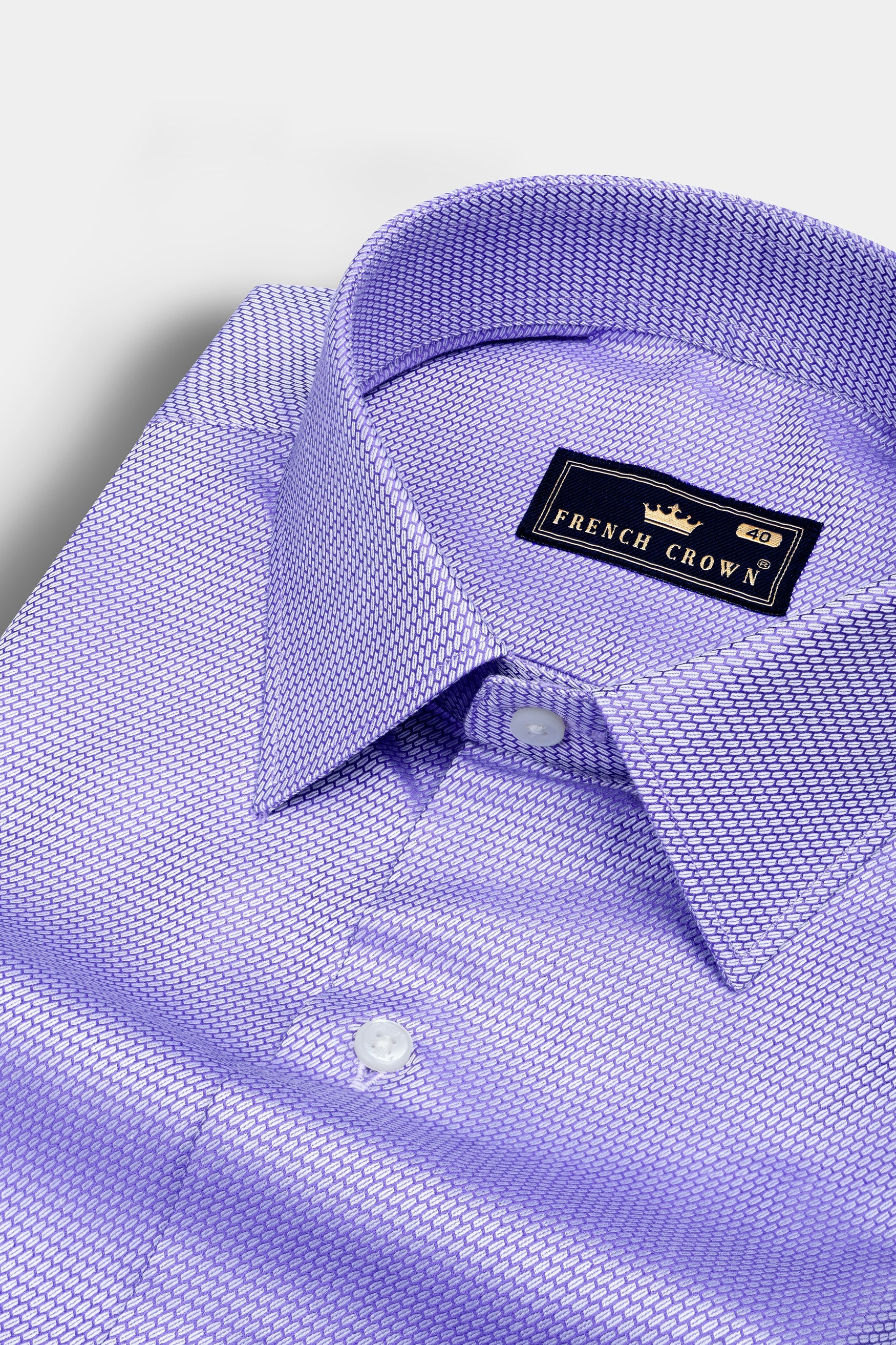 True Lavender Dobby Textured Premium Giza Cotton Shirt 12405-38, 12405-H-38, 12405-39, 12405-H-39, 12405-40, 12405-H-40, 12405-42, 12405-H-42, 12405-44, 12405-H-44, 12405-46, 12405-H-46, 12405-48, 12405-H-48, 12405-50, 12405-H-50, 12405-52, 12405-H-52