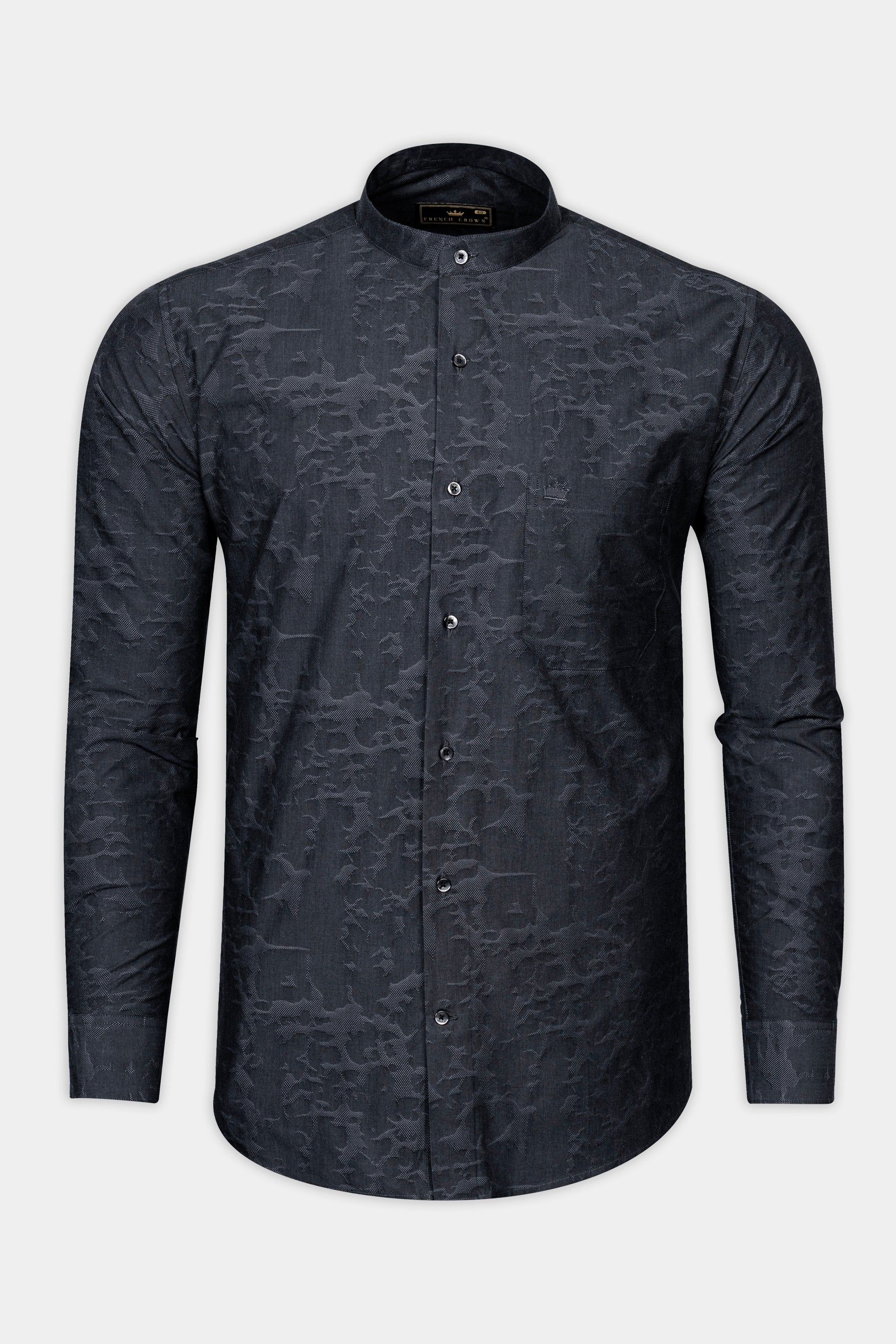 Shark blue Jacquard Textured Premium Giza Cotton Shirt 12415-M-BLK-38, 12415-M-BLK-H-38, 12415-M-BLK-39, 12415-M-BLK-H-39, 12415-M-BLK-40, 12415-M-BLK-H-40, 12415-M-BLK-42, 12415-M-BLK-H-42, 12415-M-BLK-44, 12415-M-BLK-H-44, 12415-M-BLK-46, 12415-M-BLK-H-46, 12415-M-BLK-48, 12415-M-BLK-H-48, 12415-M-BLK-50, 12415-M-BLK-H-50, 12415-M-BLK-52, 12415-M-BLK-H-52