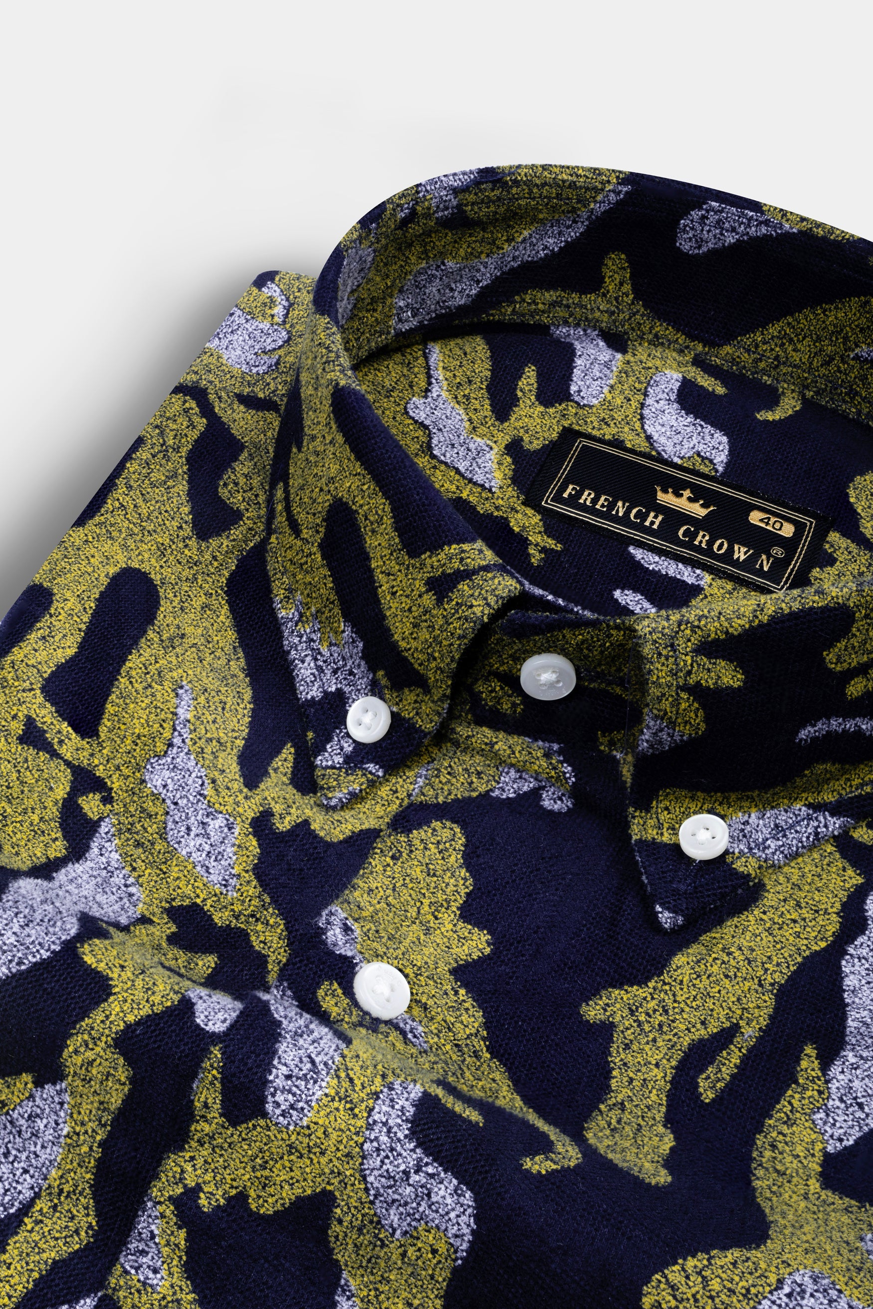 Gimblet Green Mirage Navy Blue Camouflage Textured Corduroy Shirt 12436-BD-38, 12436-BD-H-38, 12436-BD-39, 12436-BD-H-39, 12436-BD-40, 12436-BD-H-40, 12436-BD-42, 12436-BD-H-42, 12436-BD-44, 12436-BD-H-44, 12436-BD-46, 12436-BD-H-46, 12436-BD-48, 12436-BD-H-48, 12436-BD-50, 12436-BD-H-50, 12436-BD-52, 12436-BD-H-52