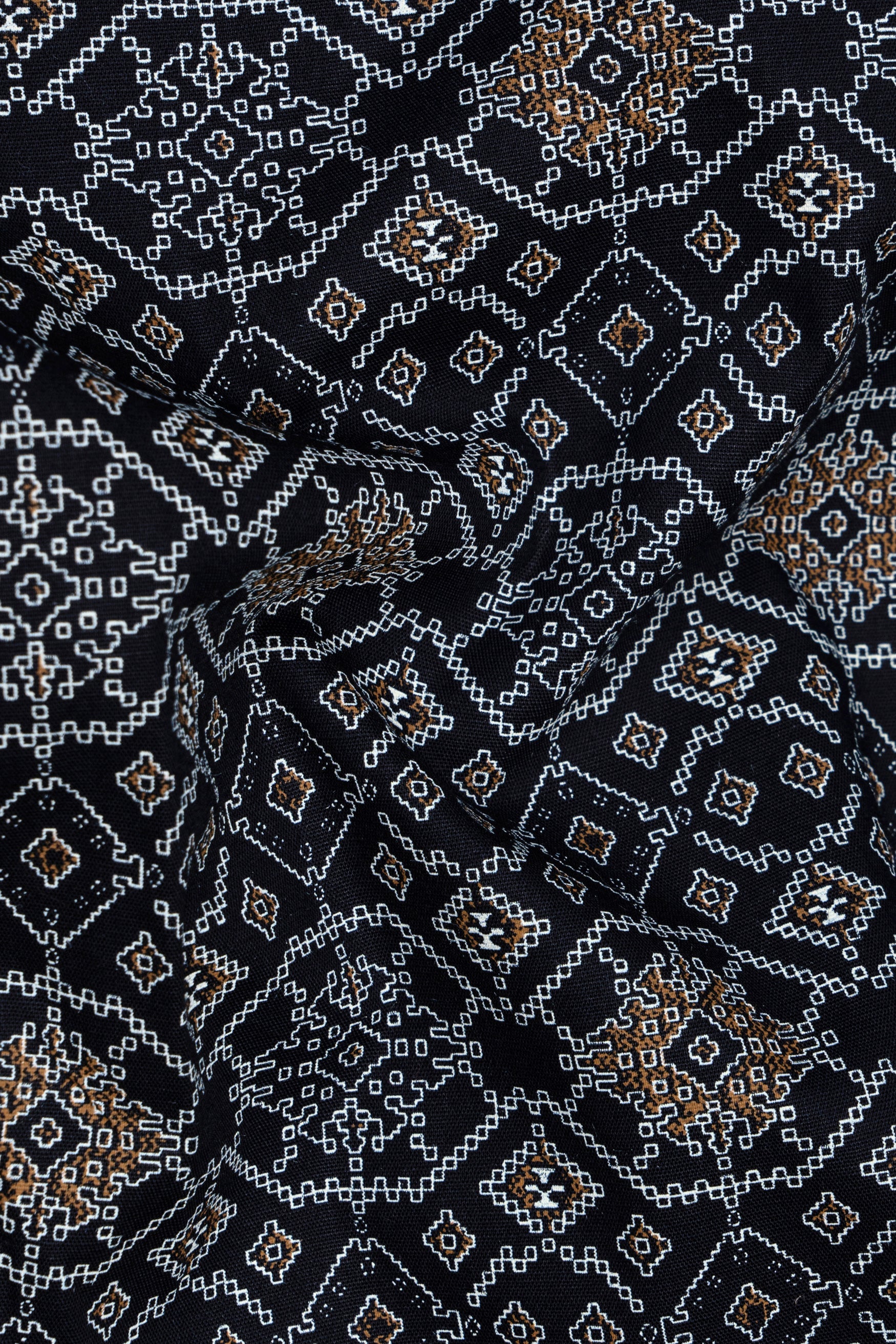 Woodsmoke Black Aztec Art Patterned Super Soft Premium Cotton Shirt 12465-BLK-38, 12465-BLK-H-38, 12465-BLK-39, 12465-BLK-H-39, 12465-BLK-40, 12465-BLK-H-40, 12465-BLK-42, 12465-BLK-H-42, 12465-BLK-44, 12465-BLK-H-44, 12465-BLK-46, 12465-BLK-H-46, 12465-BLK-48, 12465-BLK-H-48, 12465-BLK-50, 12465-BLK-H-50, 12465-BLK-52, 12465-BLK-H-52