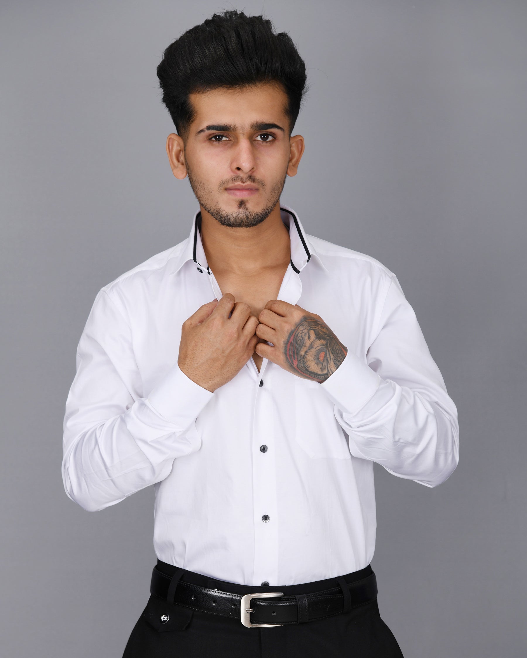 Bright White Subtle Sheen Pipe Patterned Super soft Giza Cotton Shirt 1247BLK-P2-38, 1247BLK-P2-H-38, 1247BLK-P2-39, 1247BLK-P2-H-39, 1247BLK-P2-40, 1247BLK-P2-H-40, 1247BLK-P2-42, 1247BLK-P2-H-42, 1247BLK-P2-44, 1247BLK-P2-H-44, 1247BLK-P2-46, 1247BLK-P2-H-46, 1247BLK-P2-48, 1247BLK-P2-H-48, 1247BLK-P2-50, 1247BLK-P2-H-50, 1247BLK-P2-52, 1247BLK-P2-H-52