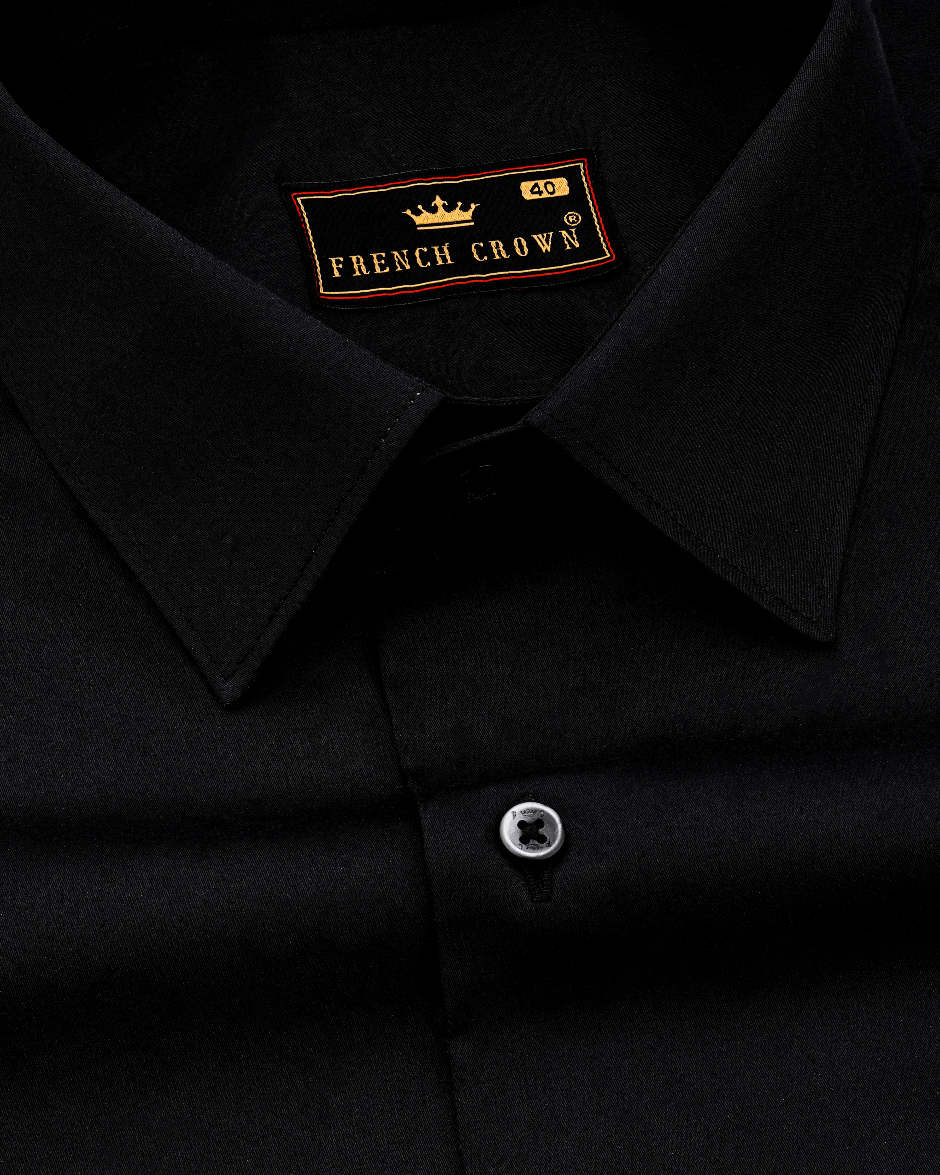 Jade Black With White Patch Pocket Cat Embroidered Super Soft Premium Cotton Shirt 1312-BLK-E001-38, 1312-BLK-E001-H-38, 1312-BLK-E001-39, 1312-BLK-E001-H-39, 1312-BLK-E001-40, 1312-BLK-E001-H-40, 1312-BLK-E001-42, 1312-BLK-E001-H-42, 1312-BLK-E001-44, 1312-BLK-E001-H-44, 1312-BLK-E001-46, 1312-BLK-E001-H-46, 1312-BLK-E001-48, 1312-BLK-E001-H-48, 1312-BLK-E001-50, 1312-BLK-E001-H-50, 1312-BLK-E001-52, 1312-BLK-E001-H-52