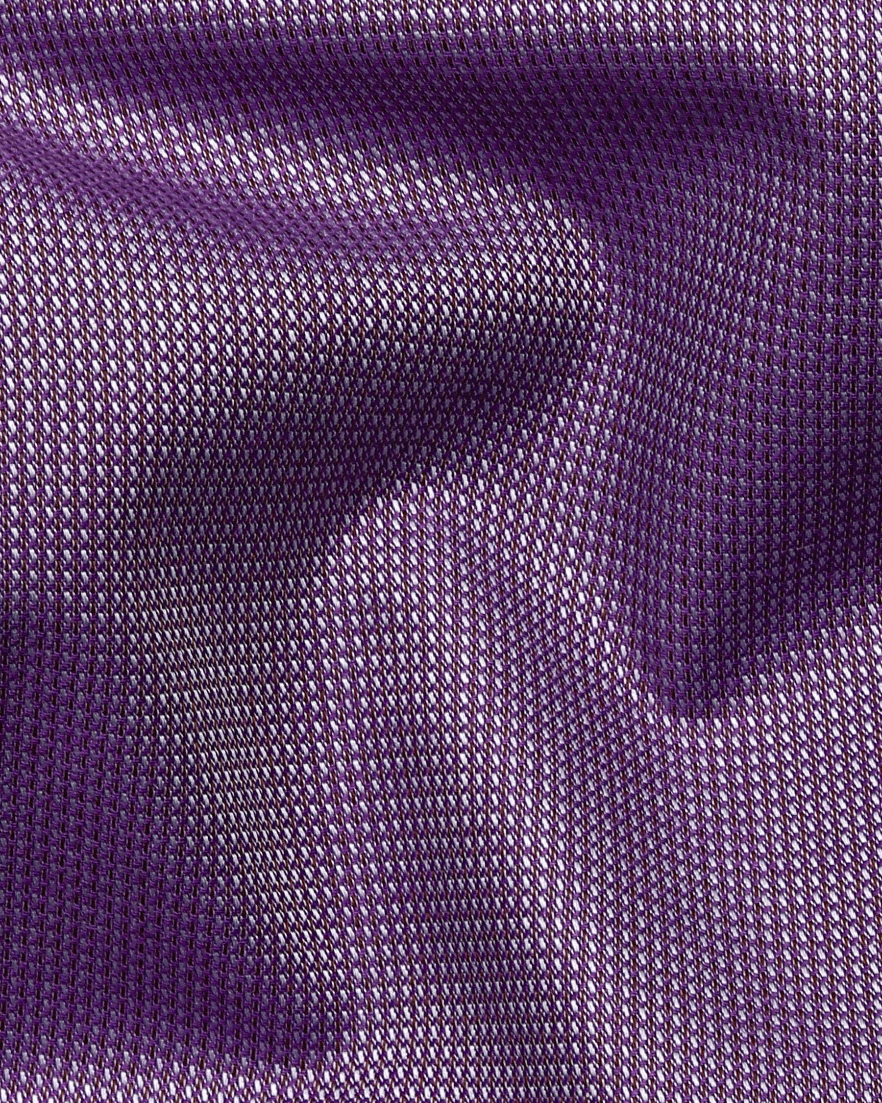 Purple Crisp Cotton Shirt