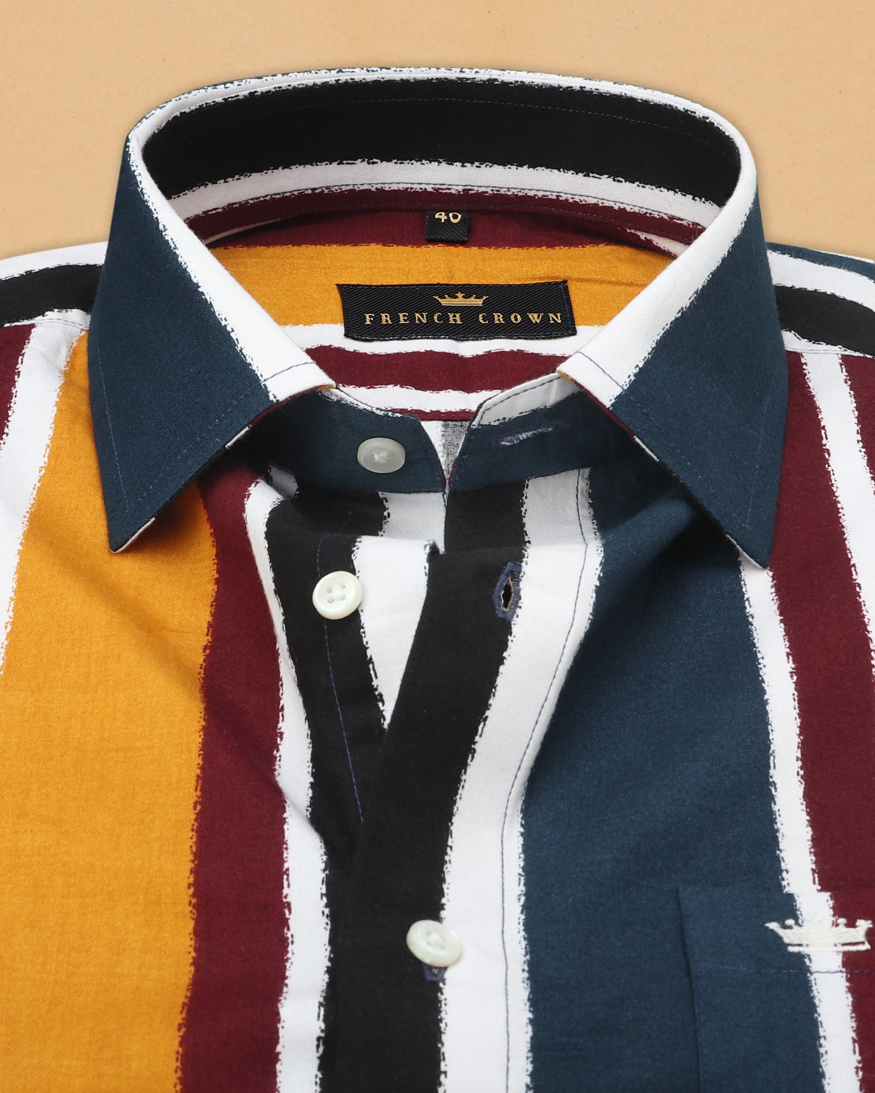 Colorful Broad Striped Super Soft Premium Cotton SHIRT