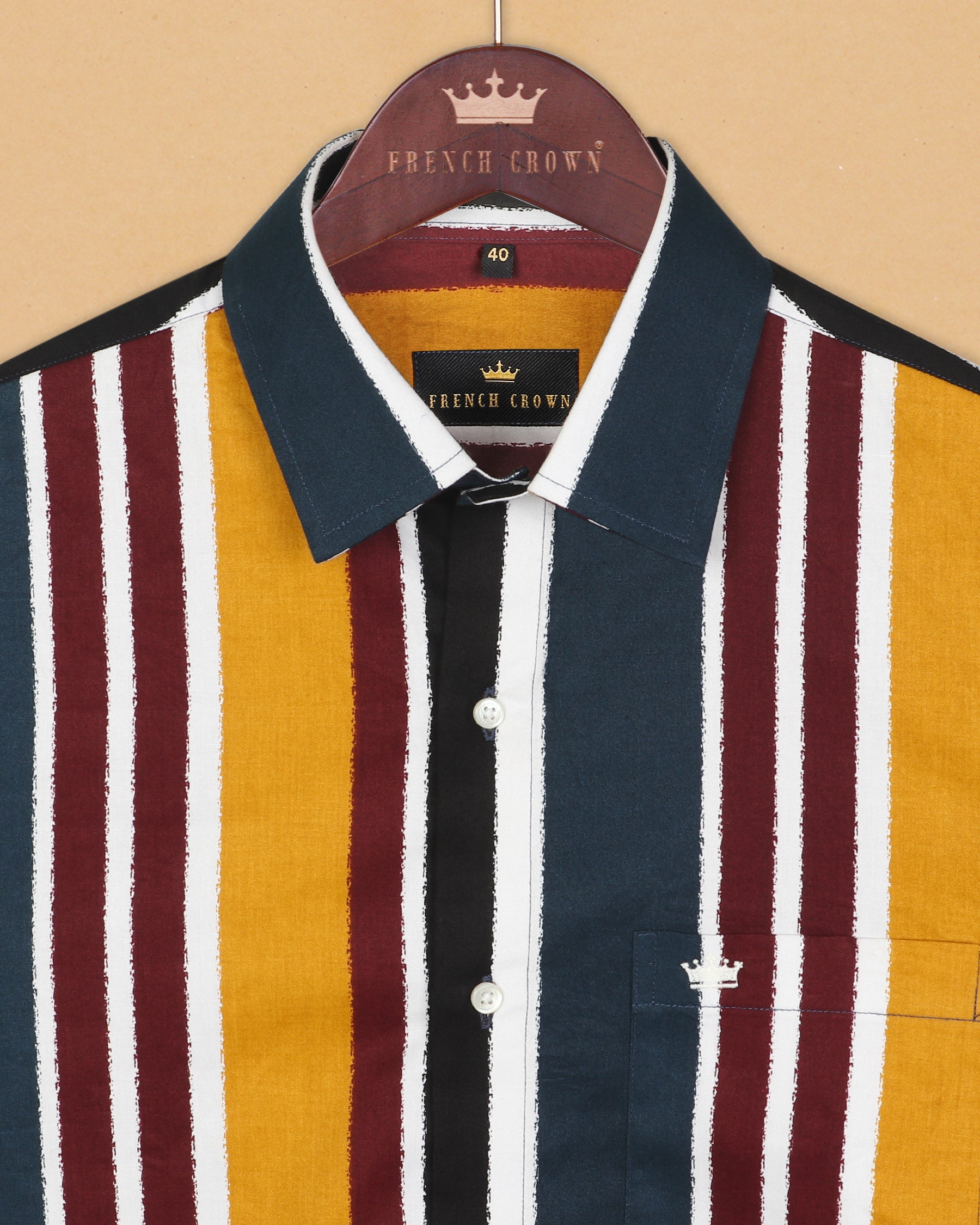 Colorful Broad Striped Super Soft Premium Cotton SHIRT