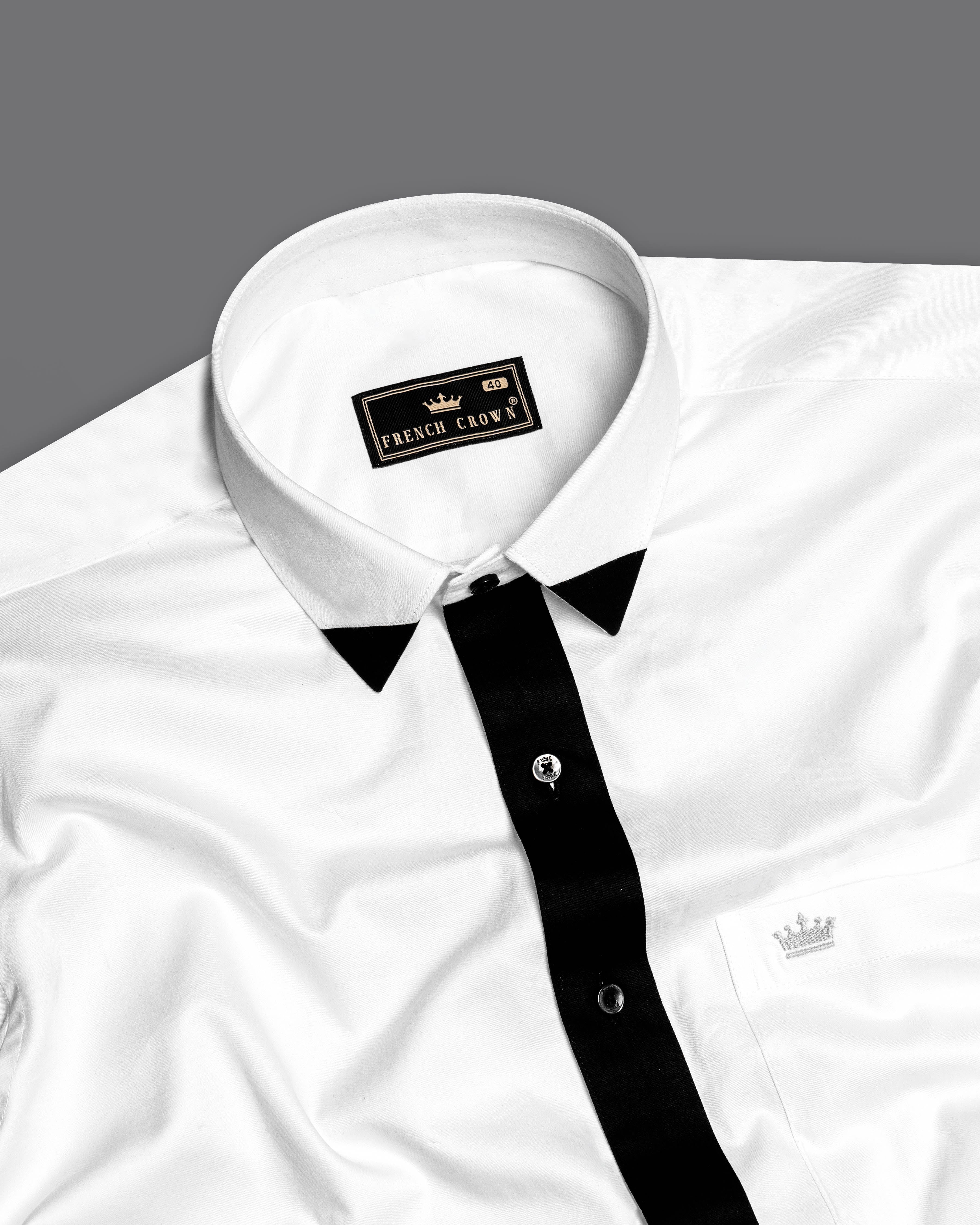 Bright White Subtle Sheen with Black Patterned Super Soft Giza Cotton SHIRT 2855BLK-P11-38, 2855BLK-P11-H-38, 2855BLK-P11-39, 2855BLK-P11-H-39, 2855BLK-P11-40, 2855BLK-P11-H-40, 2855BLK-P11-42, 2855BLK-P11-H-42, 2855BLK-P11-44, 2855BLK-P11-H-44, 2855BLK-P11-46, 2855BLK-P11-H-46, 2855BLK-P11-48, 2855BLK-P11-H-48, 2855BLK-P11-50, 2855BLK-P11-H-50, 2855BLK-P11-52, 2855BLK-P11-H-52