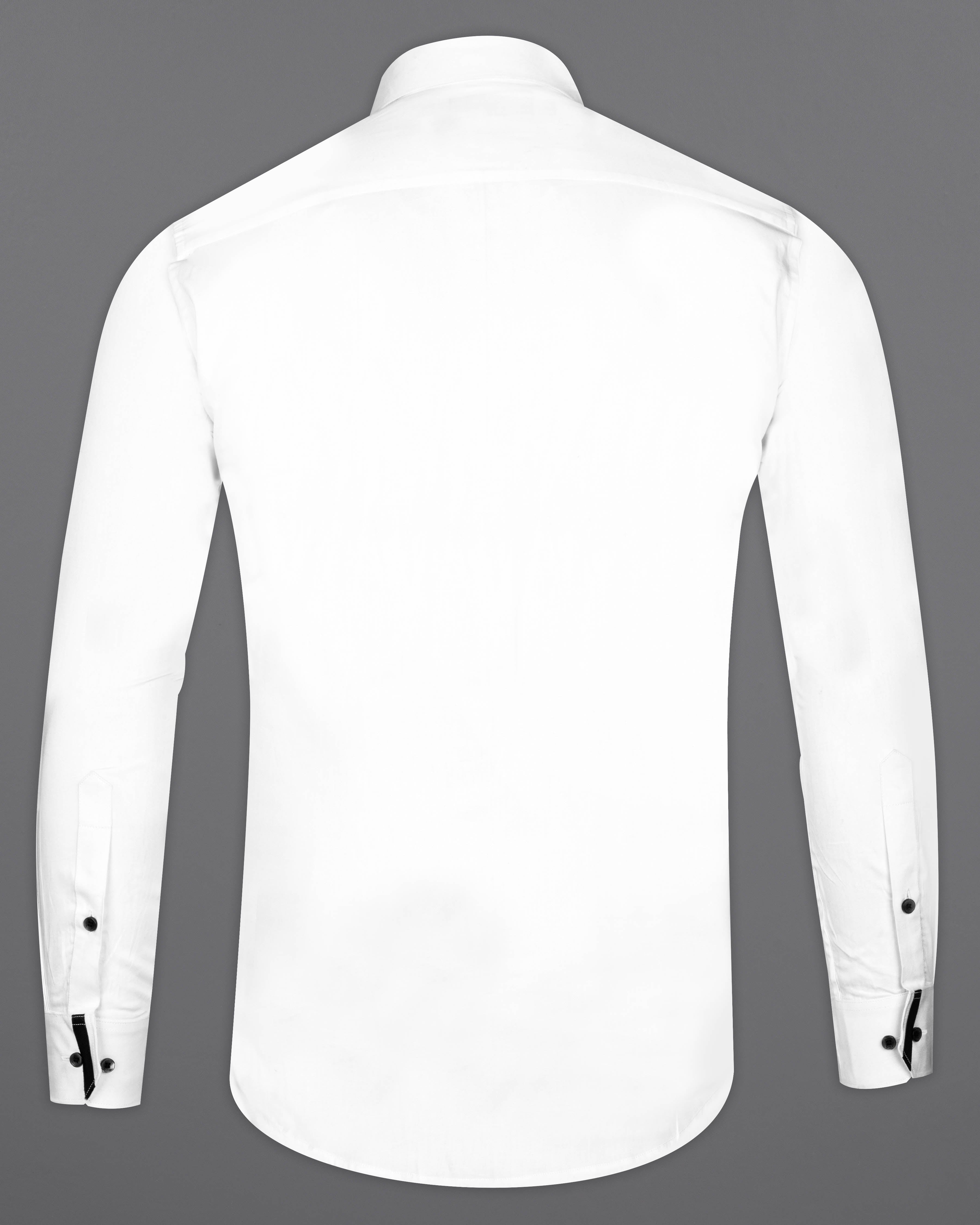 Bright White Subtle Sheen with Black Patterned Super Soft Giza Cotton SHIRT 2855BLK-P11-38, 2855BLK-P11-H-38, 2855BLK-P11-39, 2855BLK-P11-H-39, 2855BLK-P11-40, 2855BLK-P11-H-40, 2855BLK-P11-42, 2855BLK-P11-H-42, 2855BLK-P11-44, 2855BLK-P11-H-44, 2855BLK-P11-46, 2855BLK-P11-H-46, 2855BLK-P11-48, 2855BLK-P11-H-48, 2855BLK-P11-50, 2855BLK-P11-H-50, 2855BLK-P11-52, 2855BLK-P11-H-52