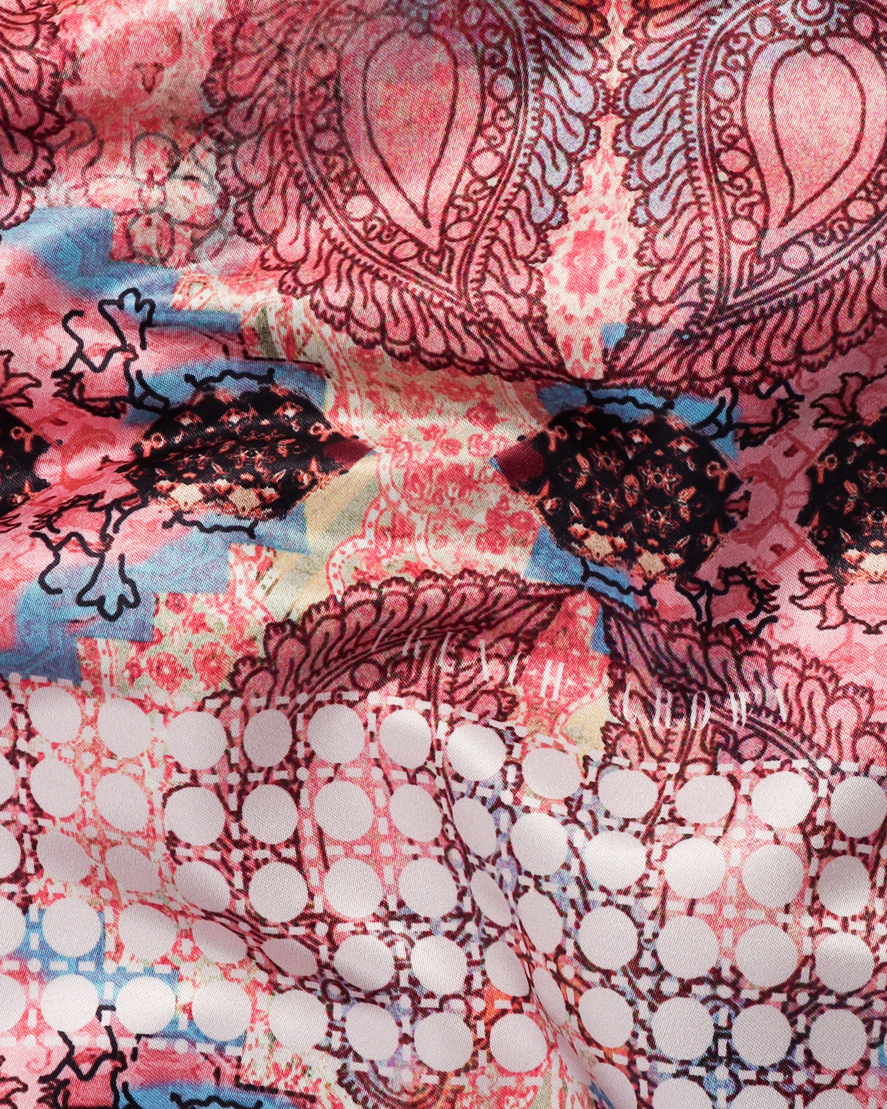 Maroon Paisleys Printed Super Soft Giza Cotton SHIRT