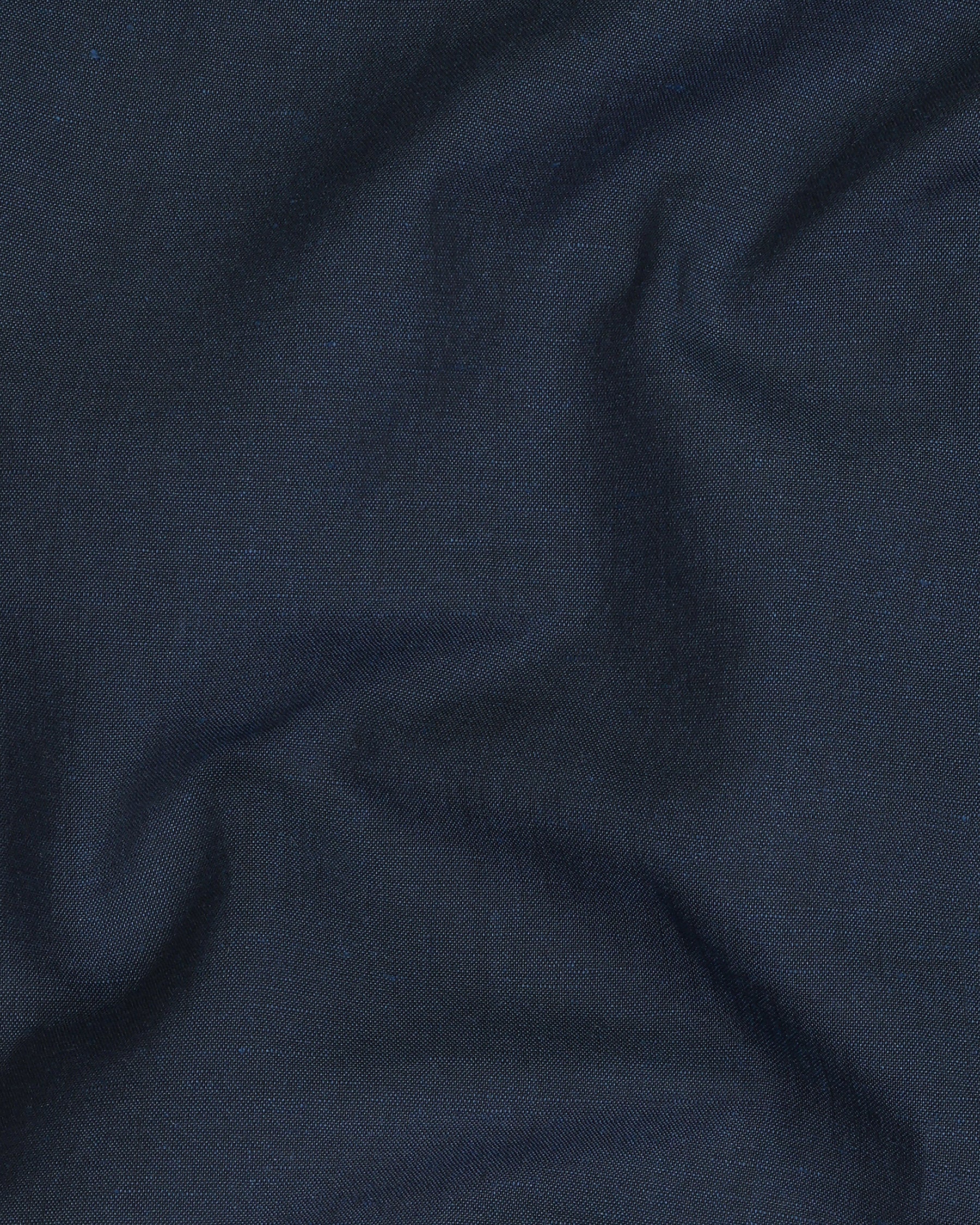 Navy Luxurious Linen Shirt