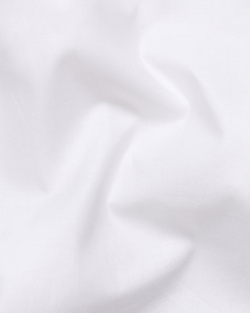 Bright White Super Soft Giza Cotton Evening Shirt