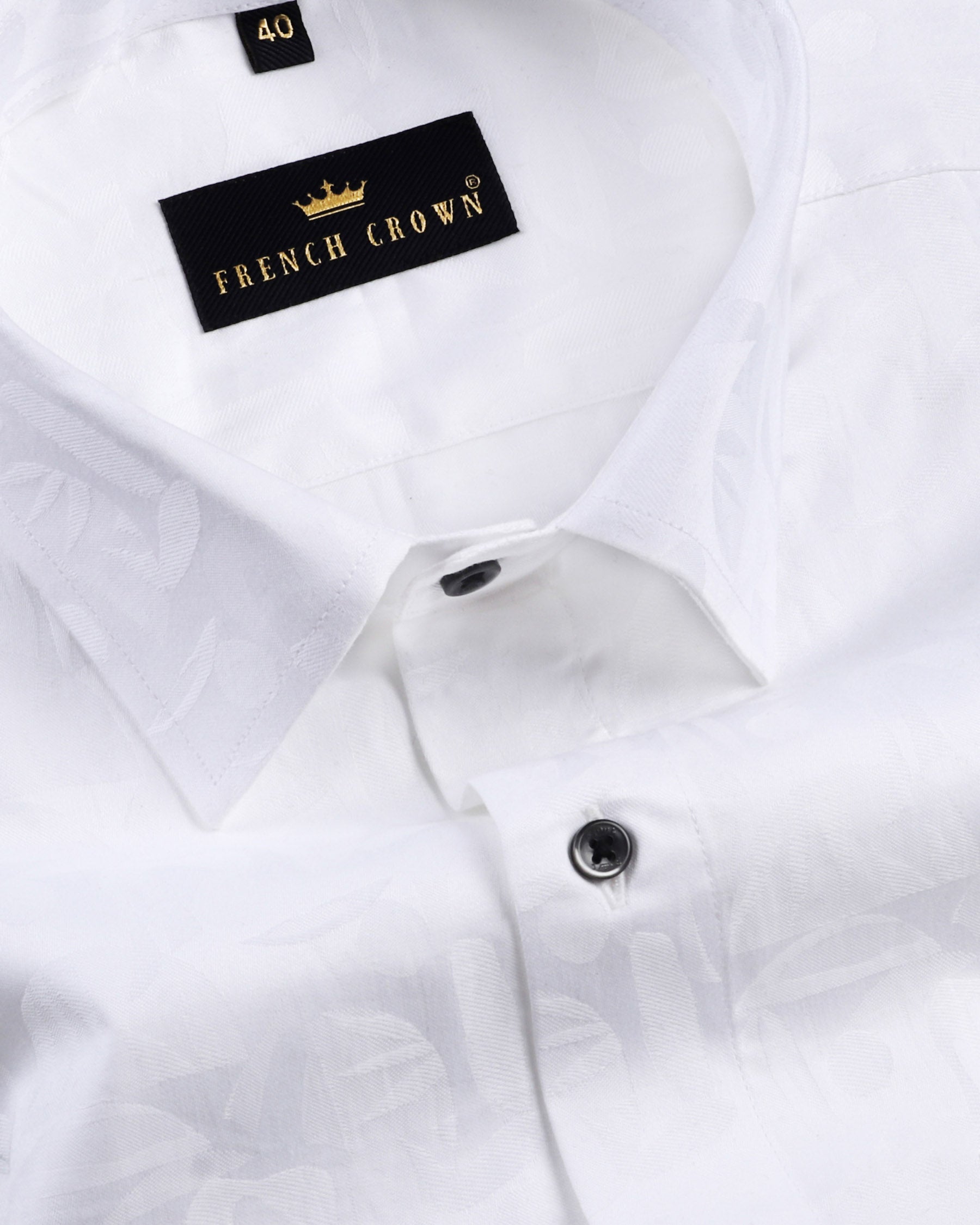 Bright White Geometric Jacquard Patterned Giza Cotton Shirt 4216-BLK-38, 4216-BLK-H-38, 4216-BLK-H-39, 4216-BLK-40, 4216-BLK-H-40, 4216-BLK-H-42, 4216-BLK-44, 4216-BLK-H-44, 4216-BLK-46, 4216-BLK-H-46, 4216-BLK-48, 4216-BLK-H-48, 4216-BLK-50, 4216-BLK-52, 4216-BLK-H-52, 4216-BLK-H-50, 4216-BLK-42, 4216-BLK-39