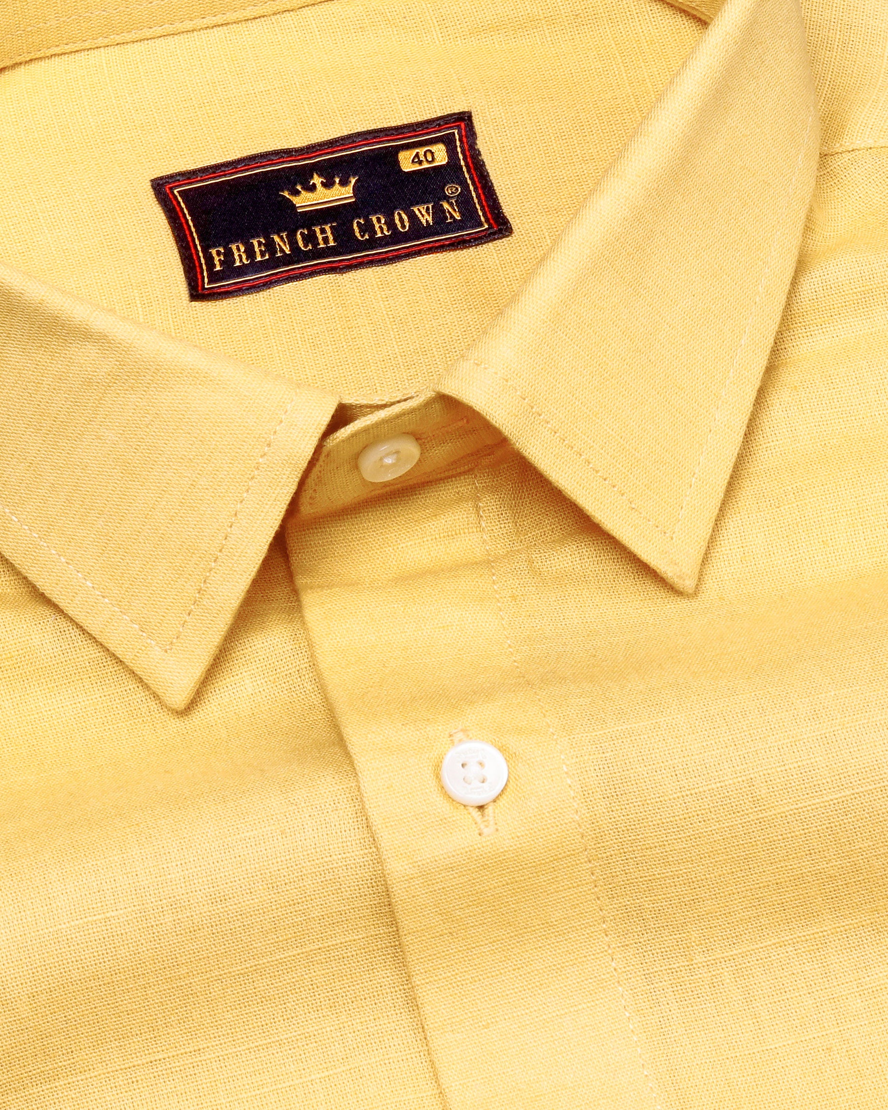 Cherokee Yellow Luxurious Linen Shirt 4560-42, 4560-H-42, 4560-H-44, 4560-46, 4560-H-39, 4560-40, 4560-H-40, 4560-44, 4560-H-46, 4560-50, 4560-H-50, 4560-52, 4560-H-52, 4560-38, 4560-H-38, 4560-39, 4560-48, 4560-H-48