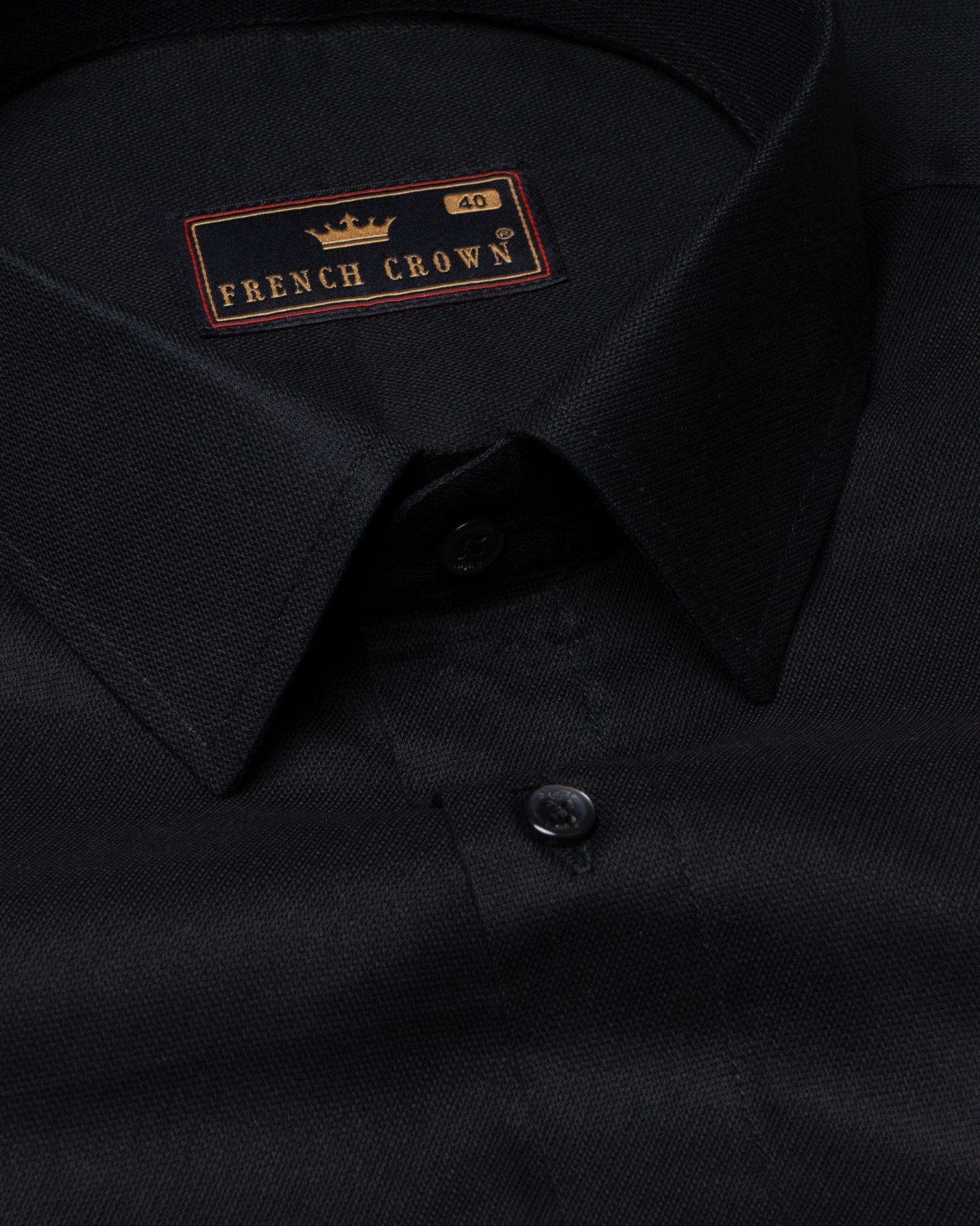 Jade Black Dobby Textured Premium Giza Cotton Shirt 4632-BLK-H-38, 4632-BLK-39, 4632-BLK-H-39, 4632-BLK-40, 4632-BLK-38, 4632-BLK-H-40, 4632-BLK-42, 4632-BLK-H-42, 4632-BLK-44, 4632-BLK-H-44, 4632-BLK-46, 4632-BLK-H-46, 4632-BLK-48, 4632-BLK-H-48, 4632-BLK-50, 4632-BLK-H-50, 4632-BLK-52, 4632-BLK-H-52