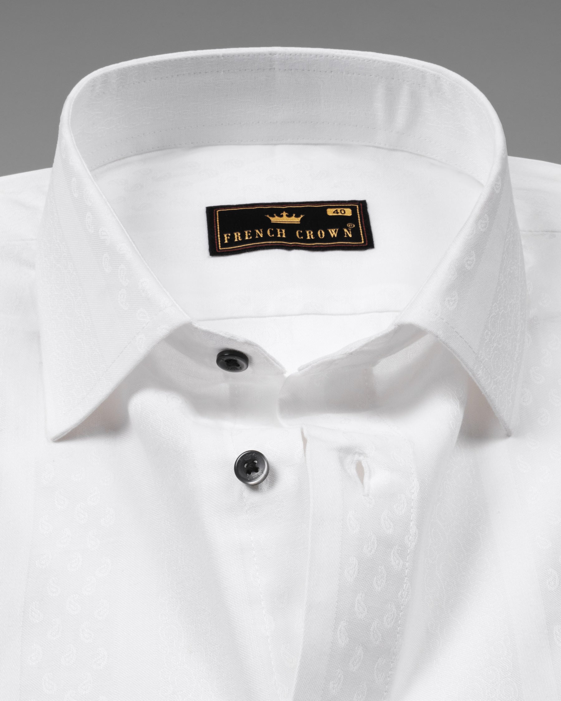 Bright White Jacquard Textured Premium Giza Cotton Shirt 4661-BLK-38, 4661-BLK-H-38, 4661-BLK-39, 4661-BLK-40, 4661-BLK-H-40, 4661-BLK-42, 4661-BLK-H-42, 4661-BLK-44, 4661-BLK-H-44, 4661-BLK-46, 4661-BLK-H-46, 4661-BLK-48, 4661-BLK-H-48, 4661-BLK-50, 4661-BLK-H-50, 4661-BLK-52, 4661-BLK-H-52, 4661-BLK-H-39