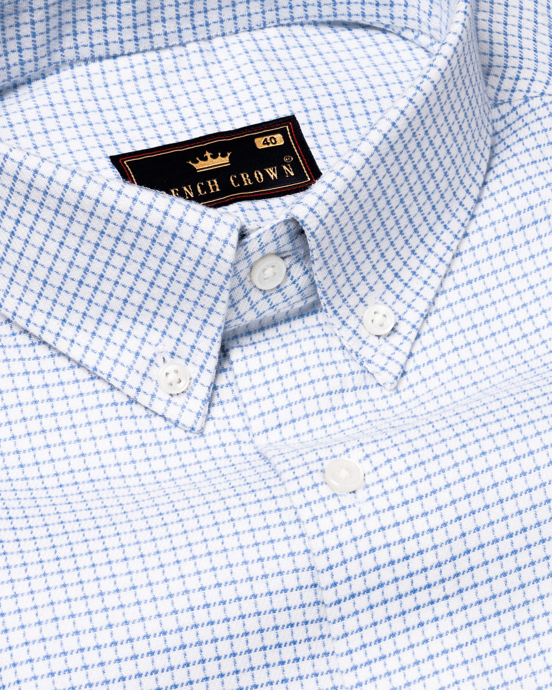 Milky White Plaid Royal Oxford Shirt 4745-BD-38, 4745-BD-H-38, 4745-BD-39, 4745-BD-H-40, 4745-BD-44, 4745-BD-H-44, 4745-BD-46, 4745-BD-H-48, 4745-BD-52, 4745-BD-H-39, 4745-BD-H-46, 4745-BD-48, 4745-BD-50, 4745-BD-40, 4745-BD-42, 4745-BD-H-42, 4745-BD-H-50, 4745-BD-H-52