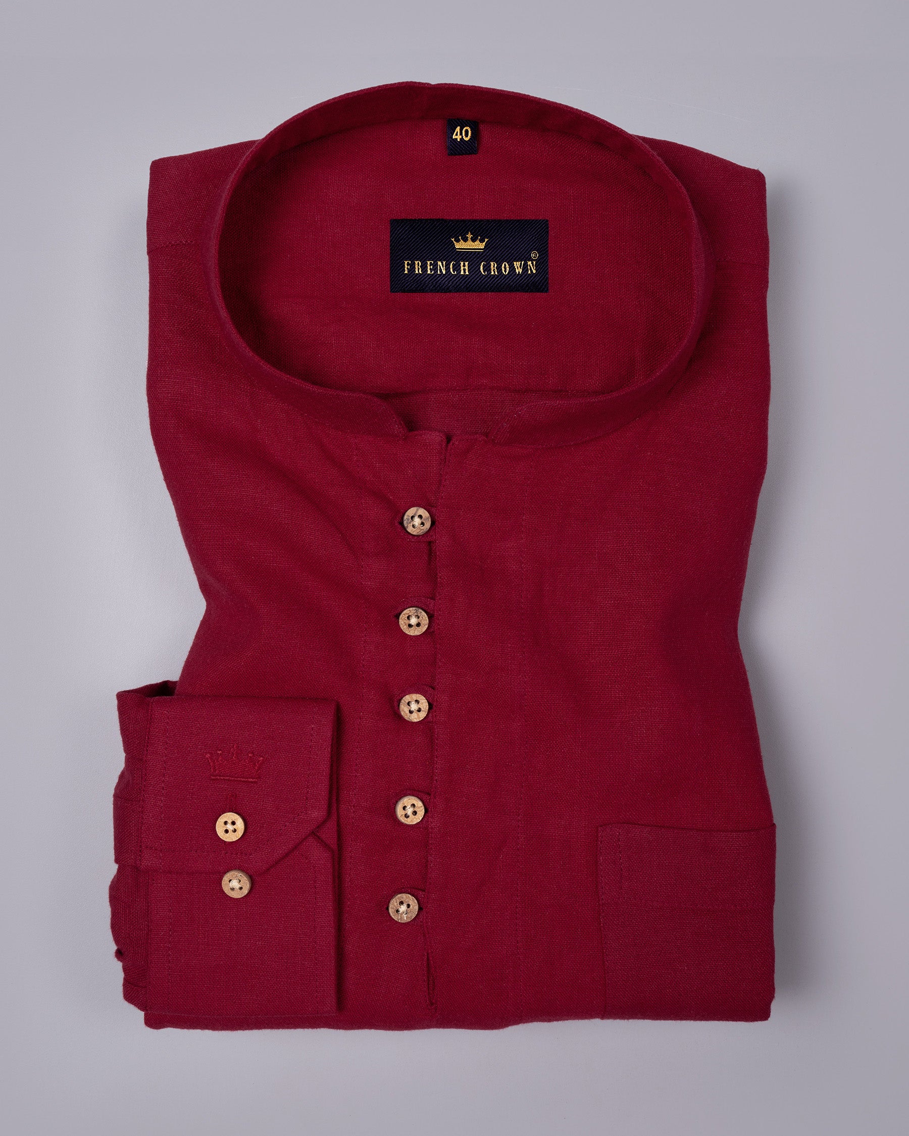 Merlot Red Mandarin Collared Luxurious Linen Kurta Shirt 4781-KS-38, 4781-KS-H-38, 4781-KS-39, 4781-KS-40, 4781-KS-44, 4781-KS-H-44, 4781-KS-42, 4781-KS-46, 4781-KS-H-46, 4781-KS-H-42, 4781-KS-H-50, 4781-KS-52, 4781-KS-H-52, 4781-KS-H-39, 4781-KS-H-40, 4781-KS-48, 4781-KS-H-48, 4781-KS-50