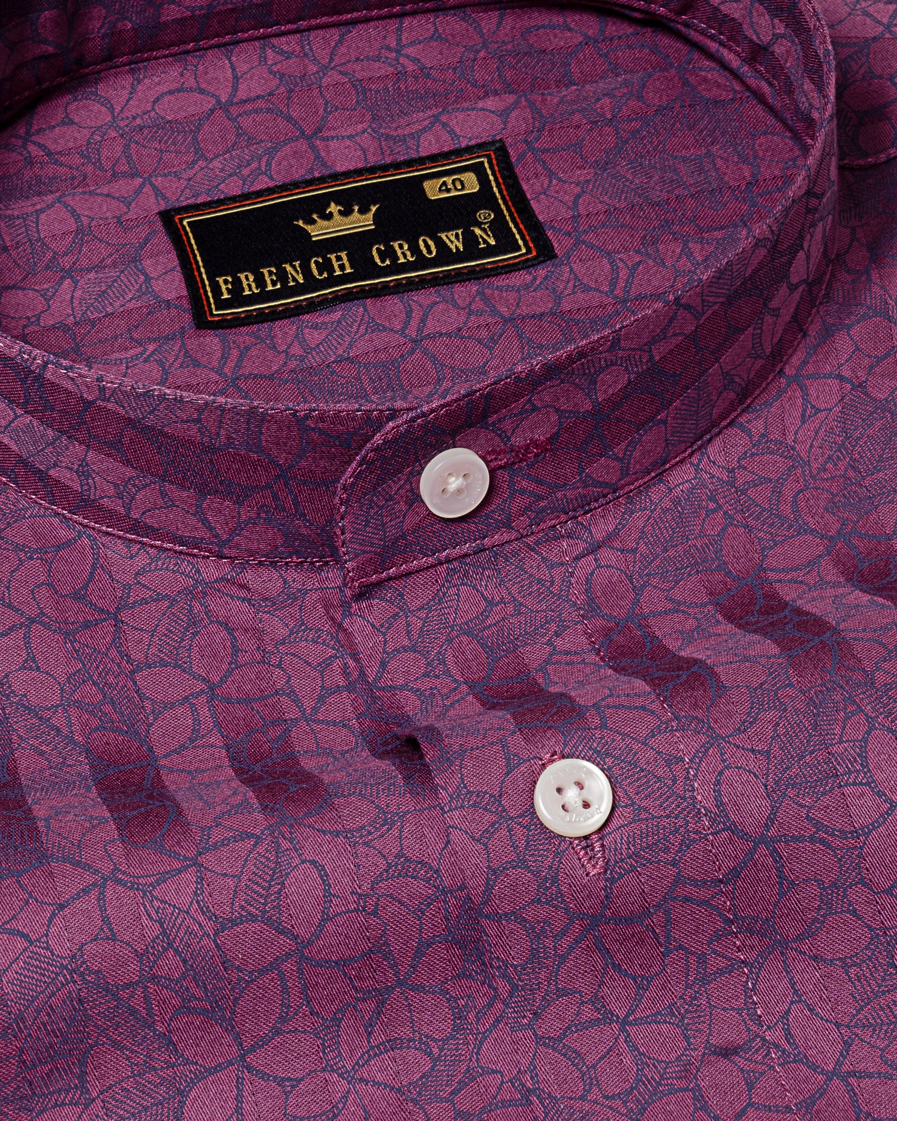 Cosmic Purple Flora Print and subtle Stripe Textured Premium Cotton Shirt 4825-M-38, 4825-M-H-38, 4825-M-39, 4825-M-H-39, 4825-M-42, 4825-M-H-42, 4825-M-44, 4825-M-H-44, 4825-M-46, 4825-M-H-46, 4825-M-48, 4825-M-H-48, 4825-M-50, 4825-M-H-50, 4825-M-52, 4825-M-H-52, 4825-M-40, 4825-M-H-40