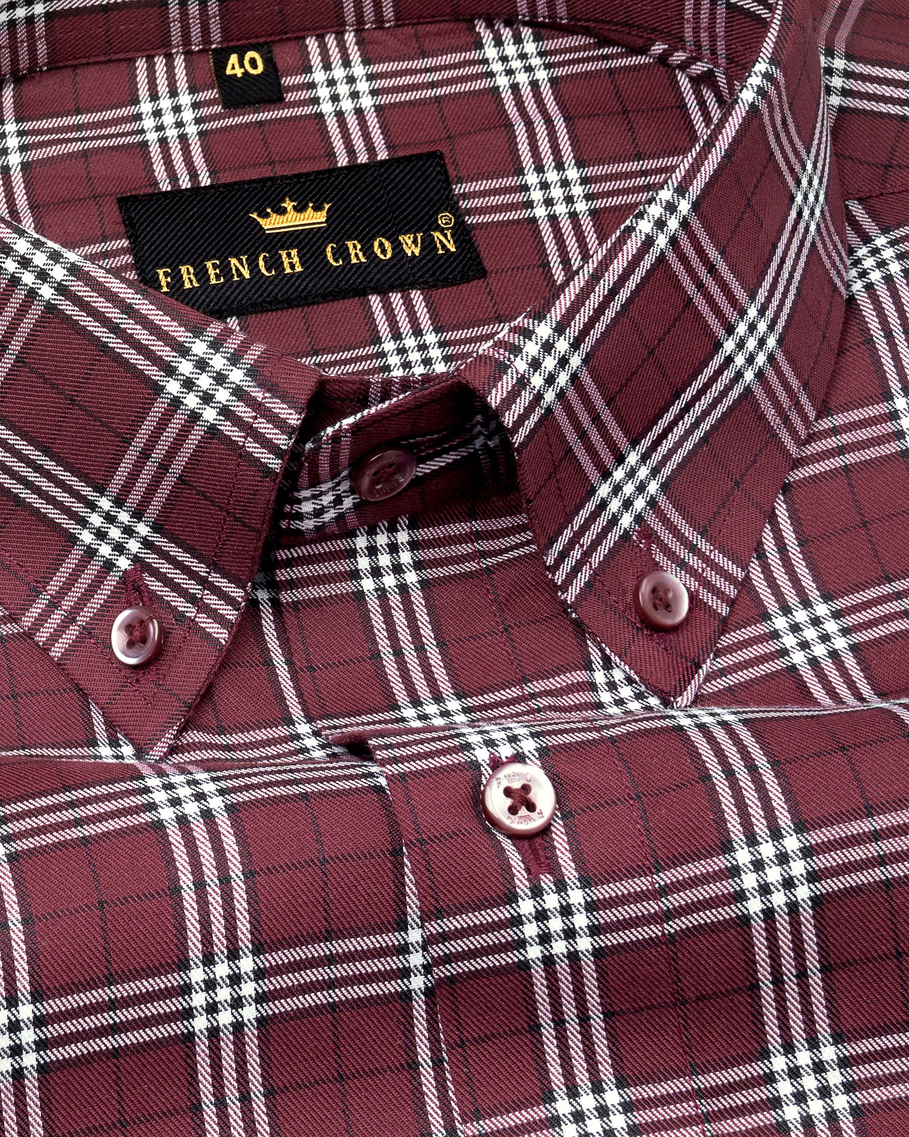 Buccaneer Casual Checks-Plaid Premium Cotton Button-Down Shirt For