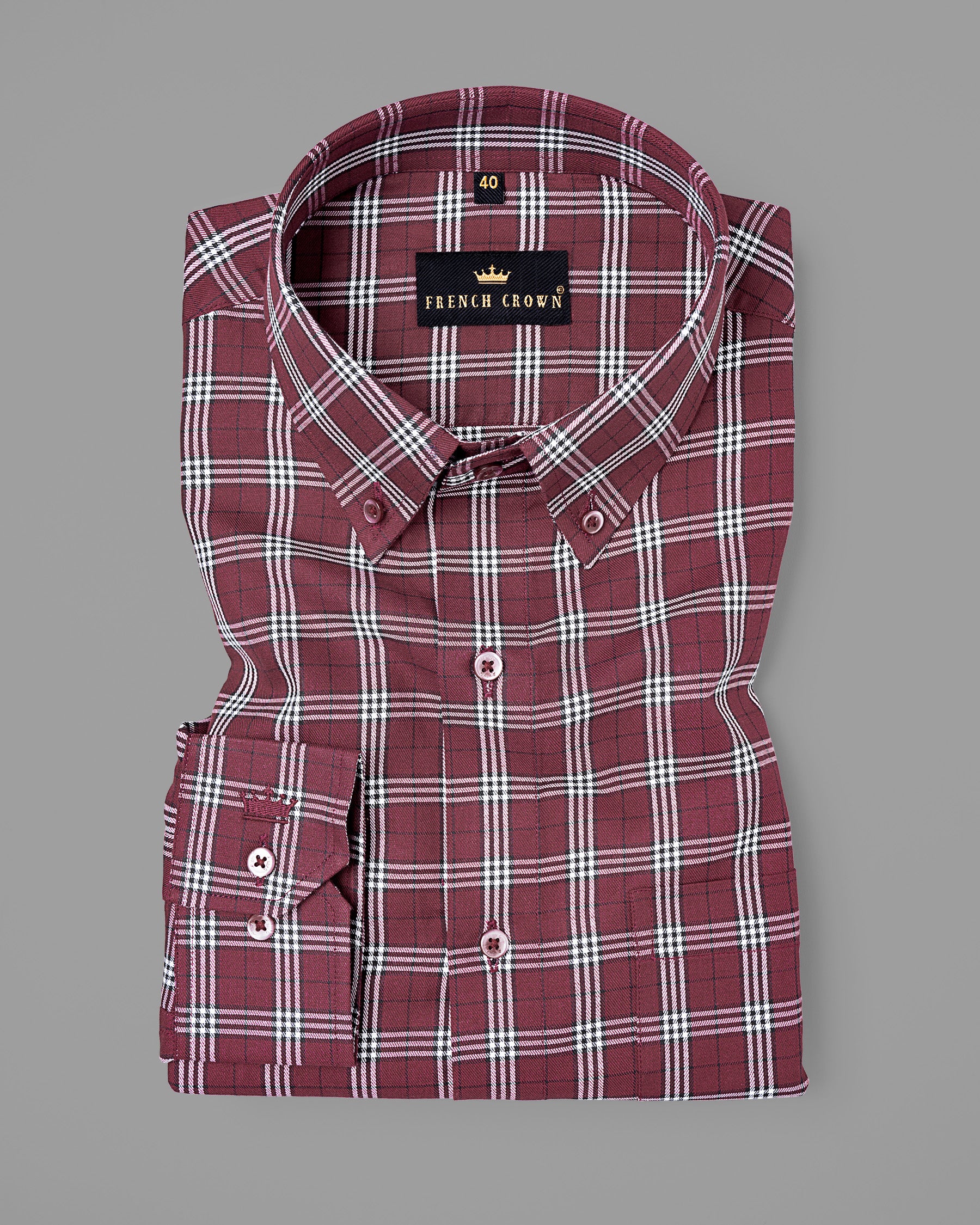 Buccaneer Plaid Twill Textured Premium Cotton Shirt