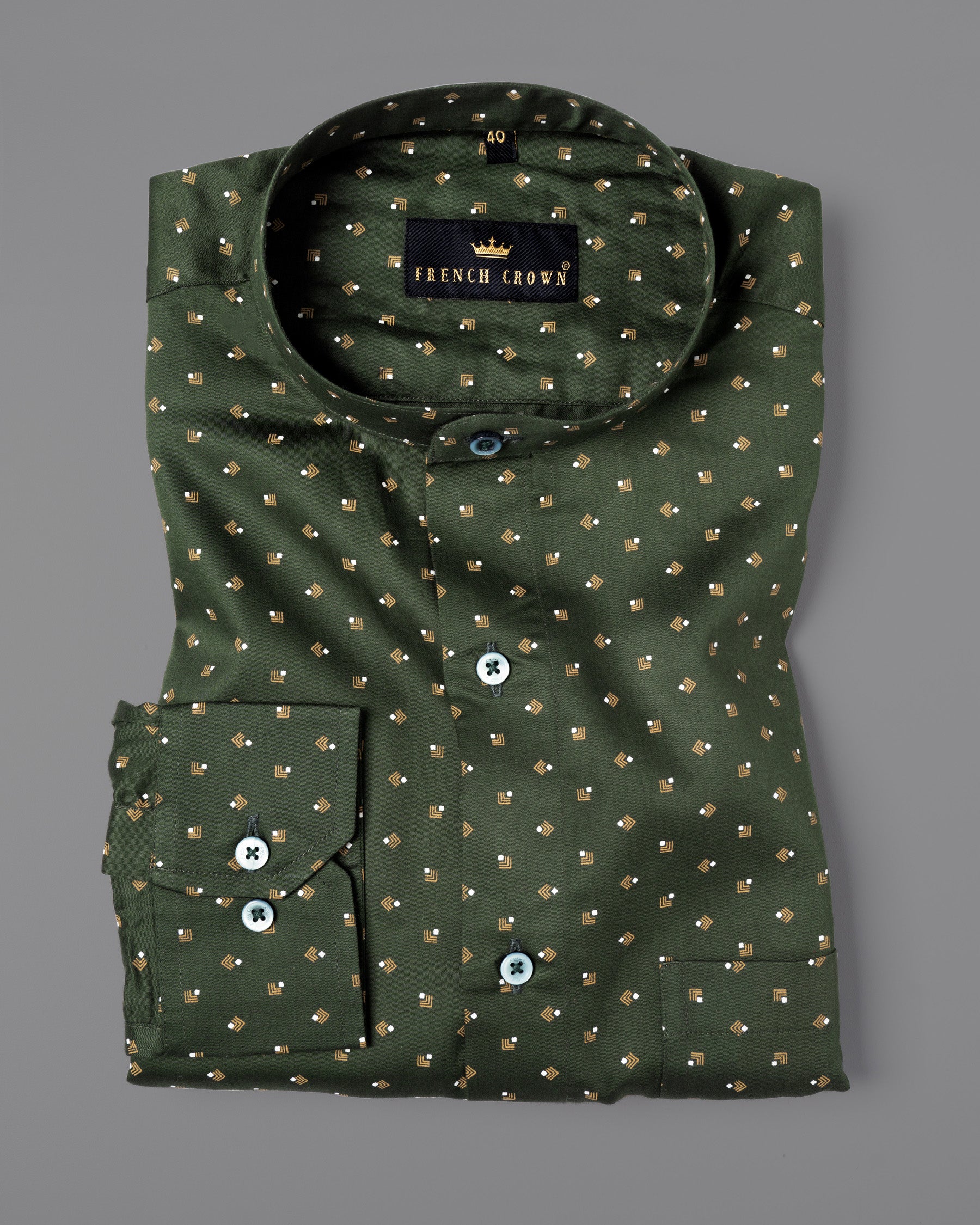Mallard Green Printed Premium Cotton Shirt 4905-M-BLE-38, 4905-M-BLE-H-39, 4905-M-BLE-48, 4905-M-BLE-50, 4905-M-BLE-H-50, 4905-M-BLE-H-52, 4905-M-BLE-H-38, 4905-M-BLE-39, 4905-M-BLE-40, 4905-M-BLE-H-40, 4905-M-BLE-42, 4905-M-BLE-H-42, 4905-M-BLE-44, 4905-M-BLE-H-44, 4905-M-BLE-46, 4905-M-BLE-H-46, 4905-M-BLE-H-48, 4905-M-BLE-52